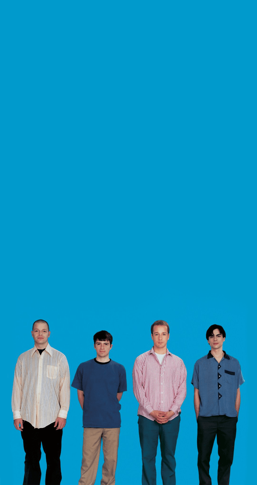 Weezer iPhone wallpaper. Blue, Pinkerton, Green and Red