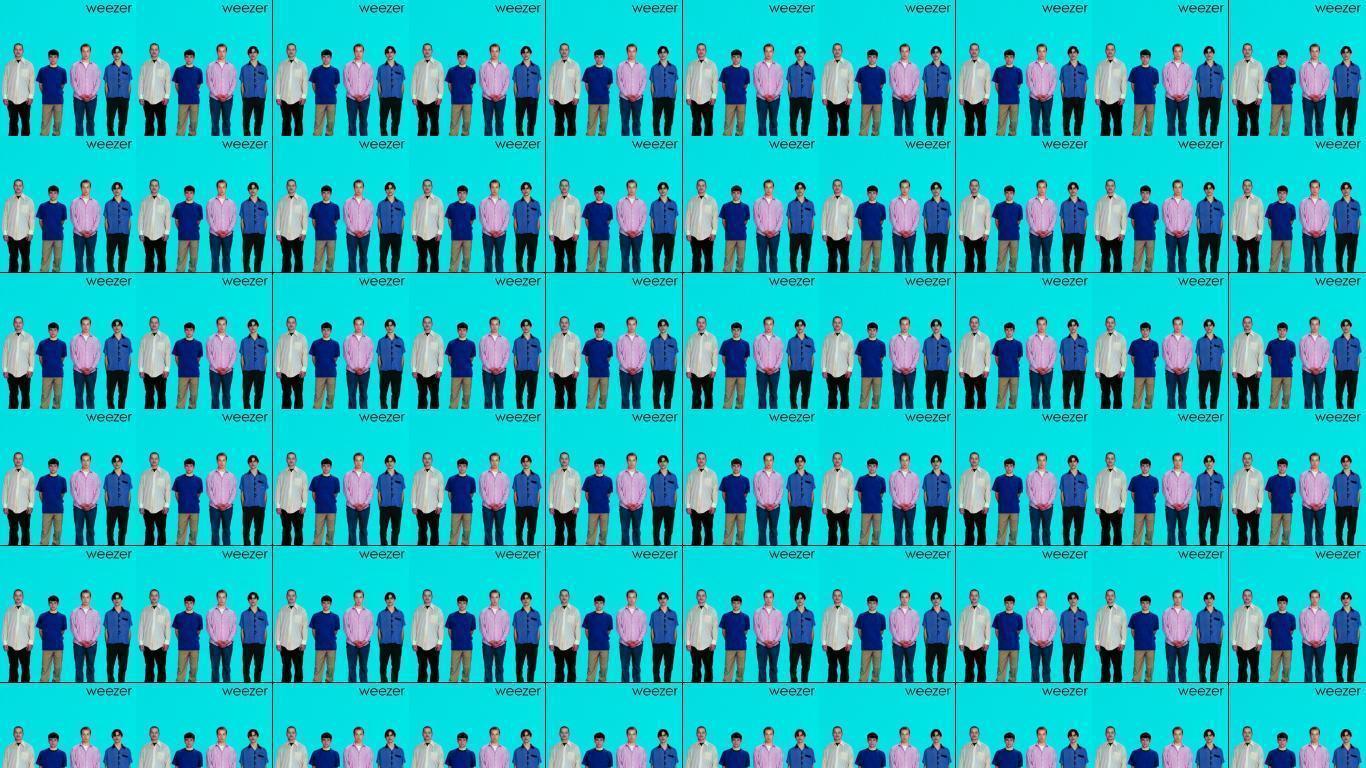 Weezer Blue Album Wallpaper « Tiled Desktop Wallpaper