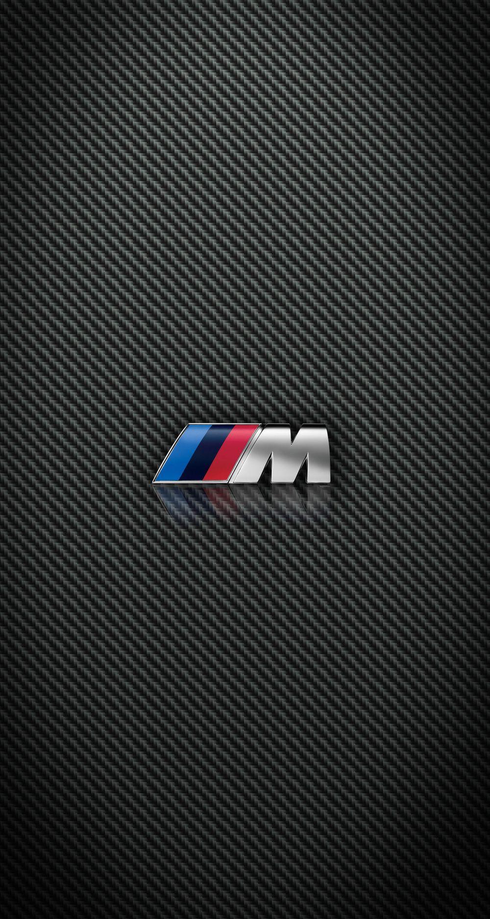 Carbon Fiber BMW and M Power iPhone wallpaper for iPhone 6 Plus