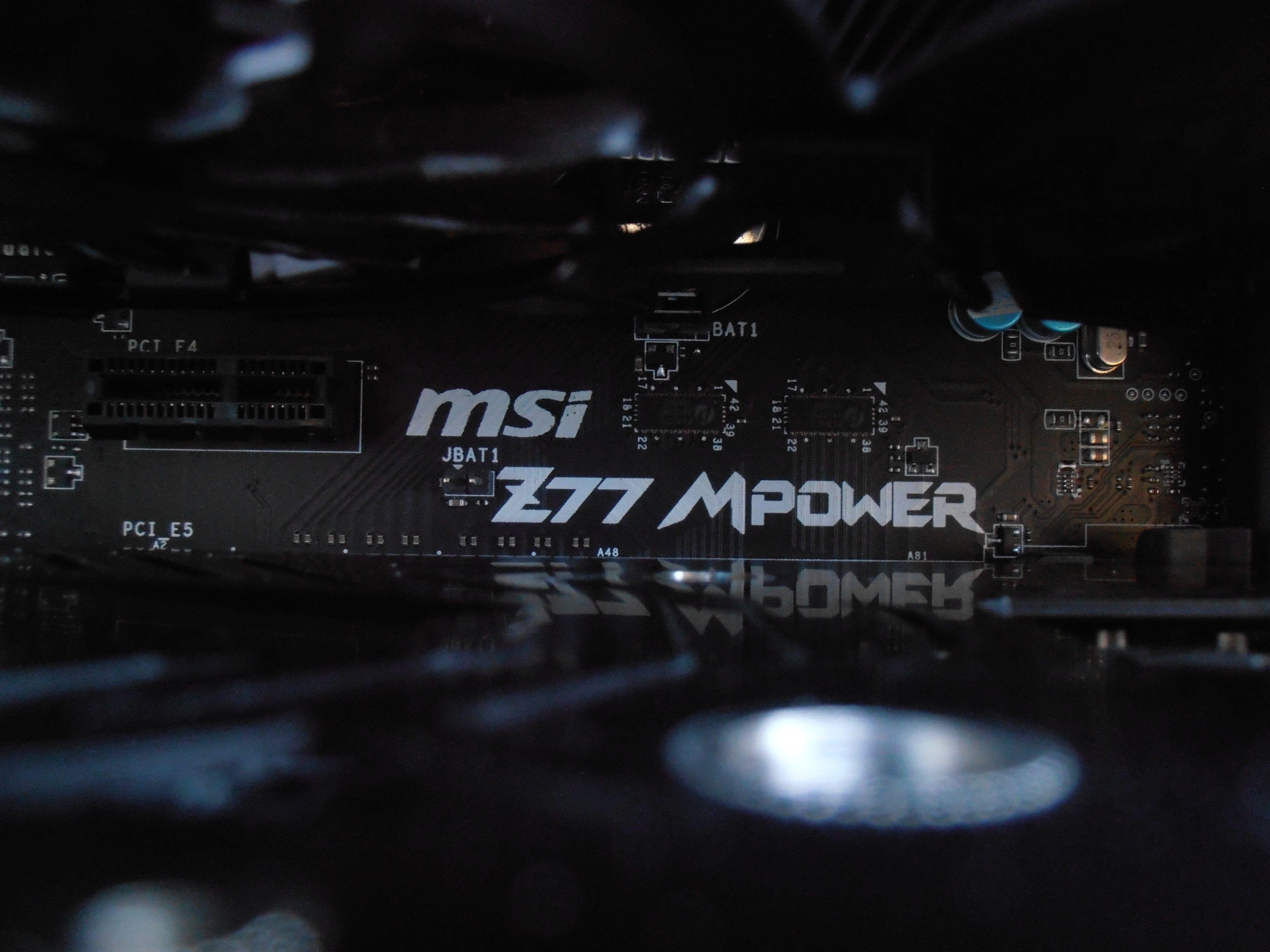 MSI Z77 Mpower Motherboard 4K wallpaperx3216