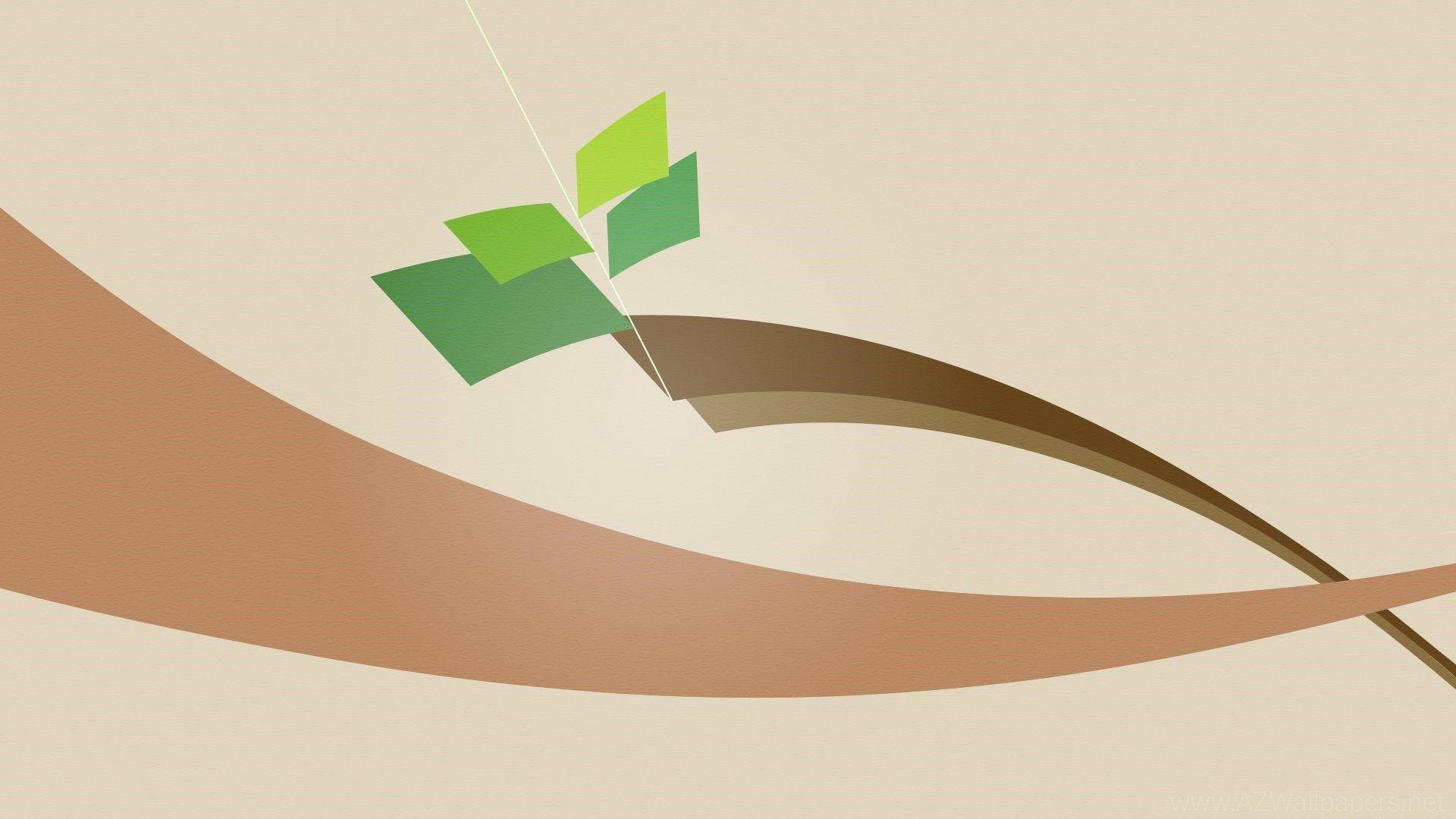 Natural Bauhaus (wallpaper Art) By Remixatlantic