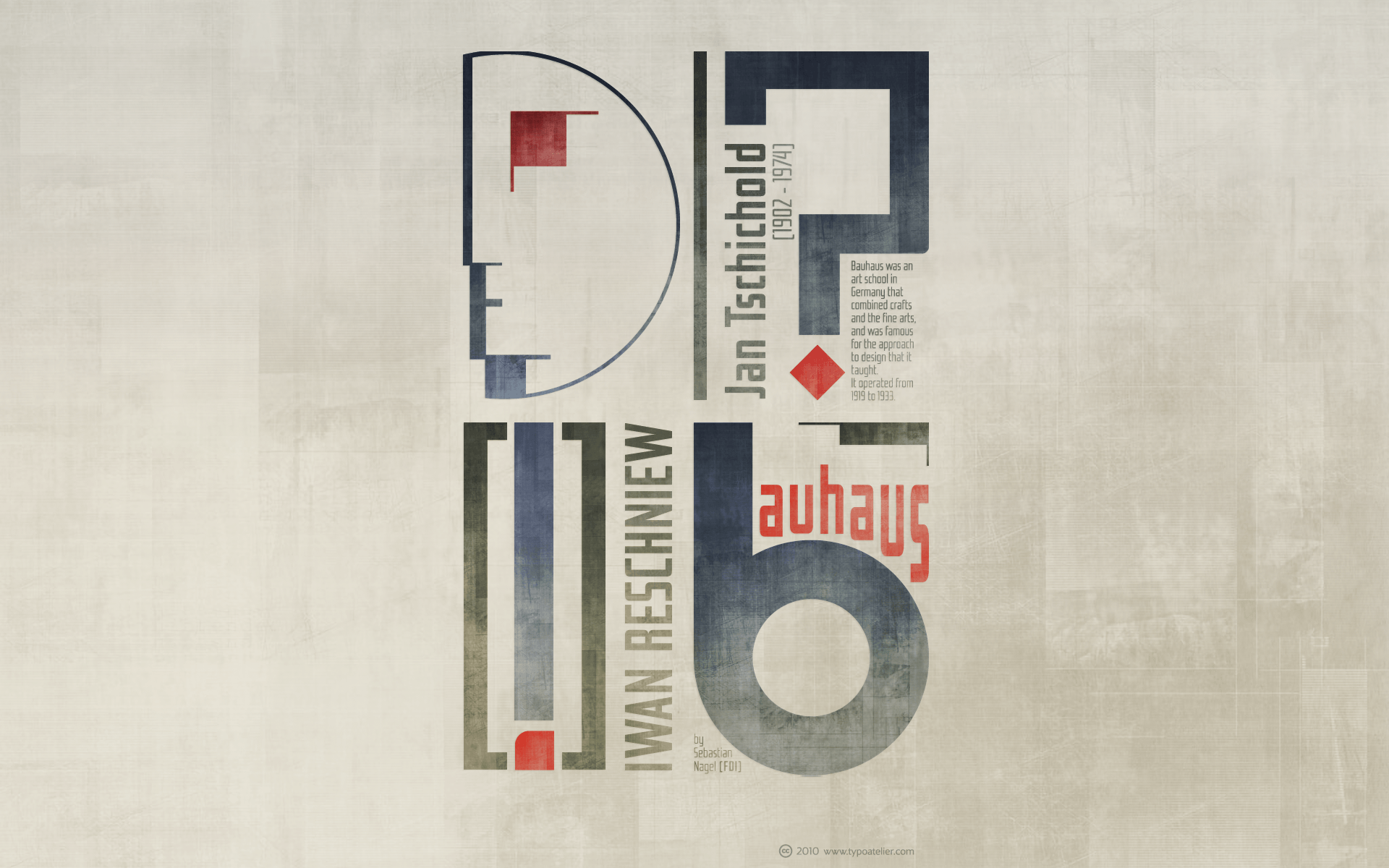 Bauhaus Poster Wallpaper