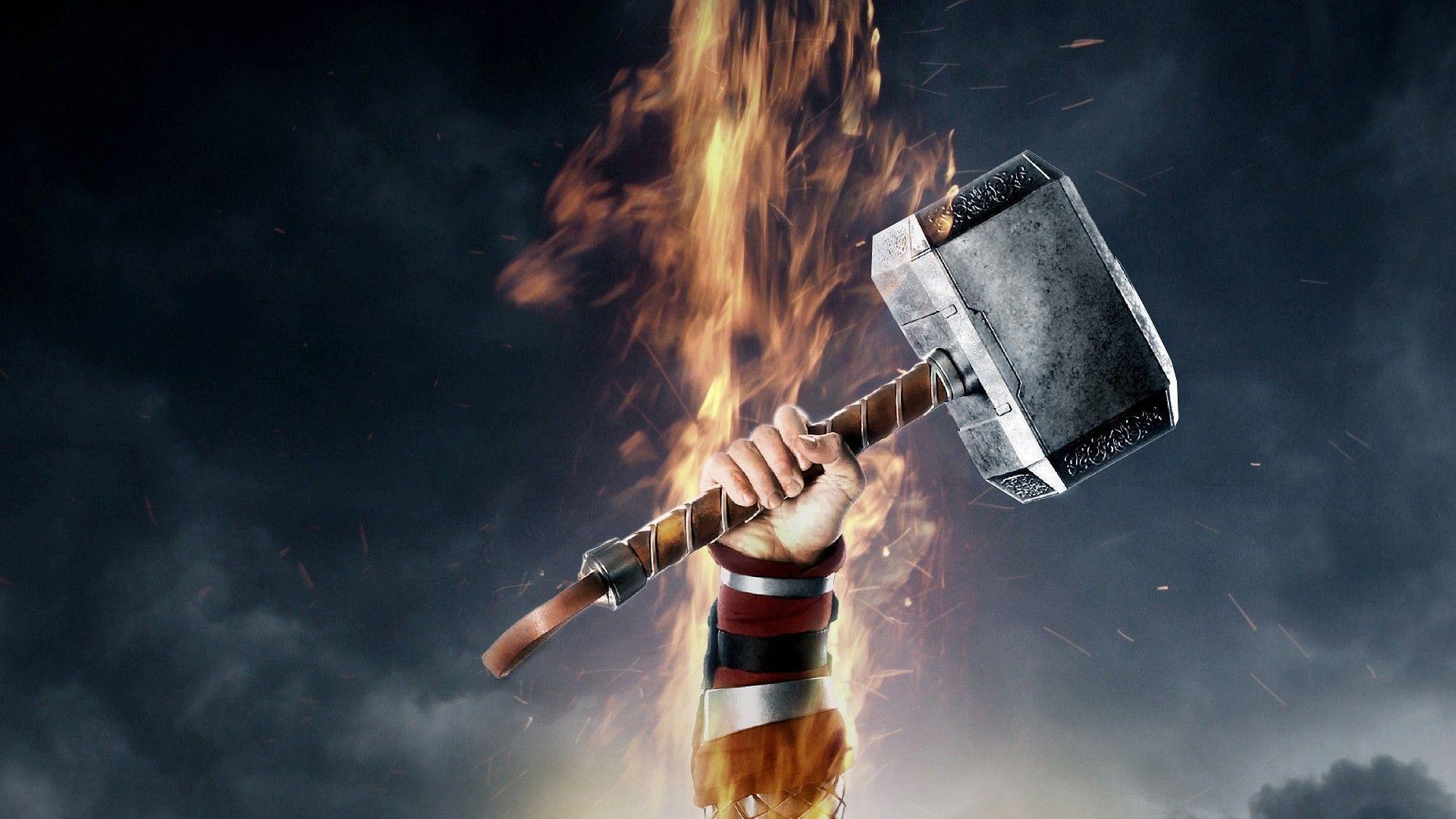Thor's Hammer Mjolnir Wallpaper Free Thor's Hammer