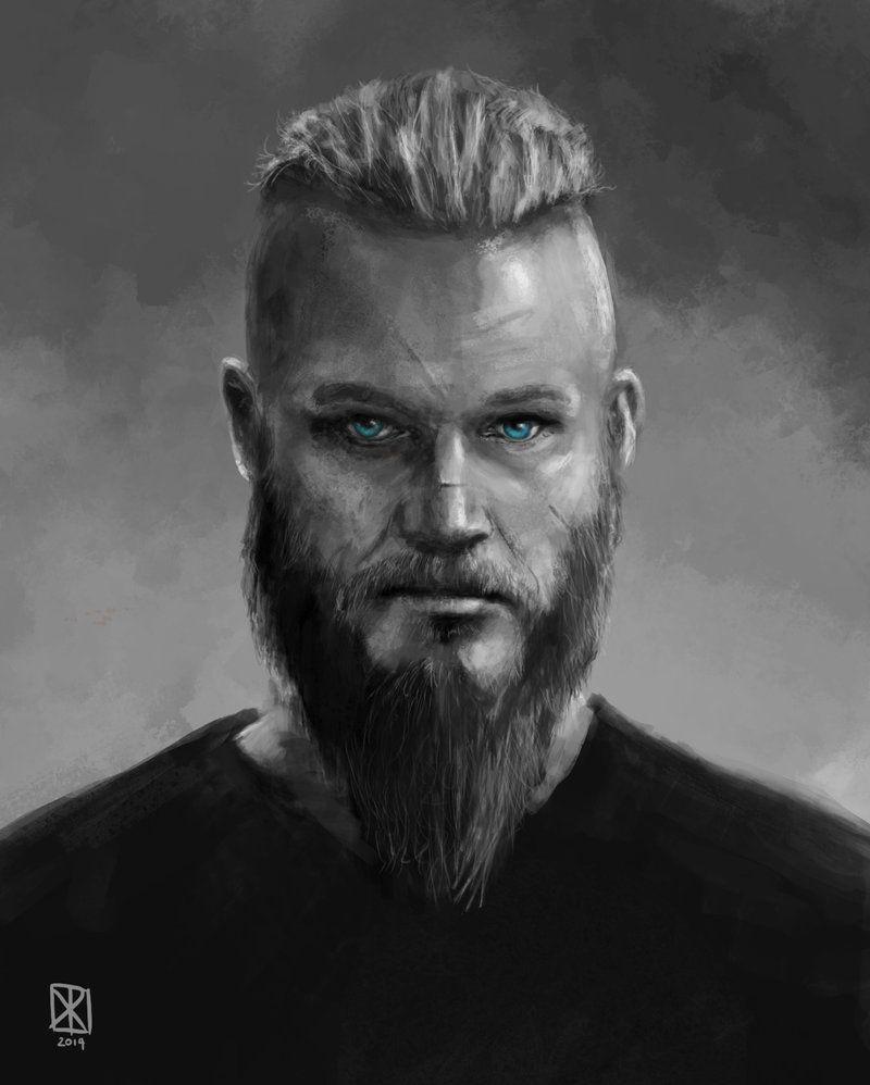 Ragnar artwork. Ragnar Lothbrok by Luktarig. Vikings