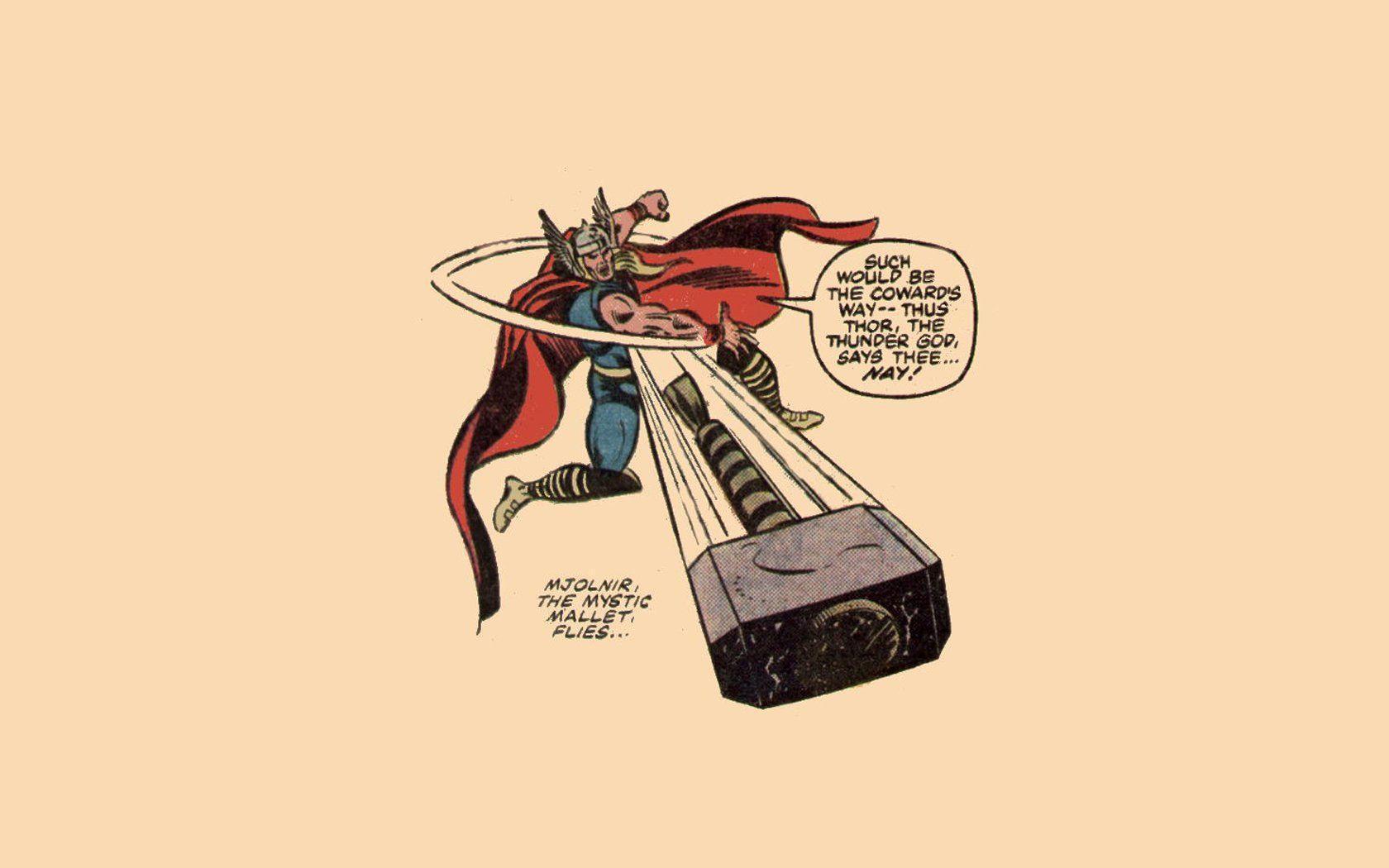 Comics Thor Marvel Comics Mjolnir wallpaperx1050