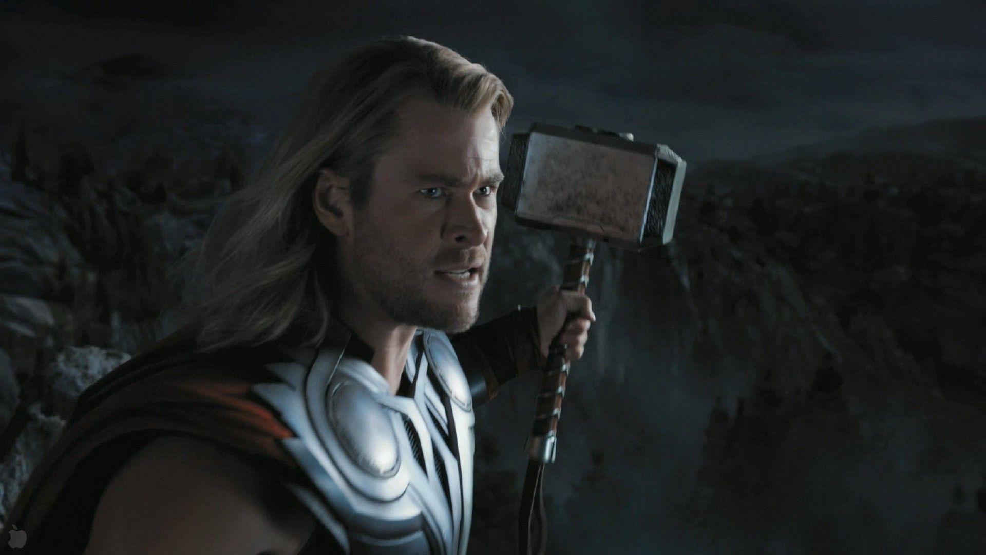 movies, The Avengers, Thor, Chris Hemsworth, Mjolnir Wallpaper HD