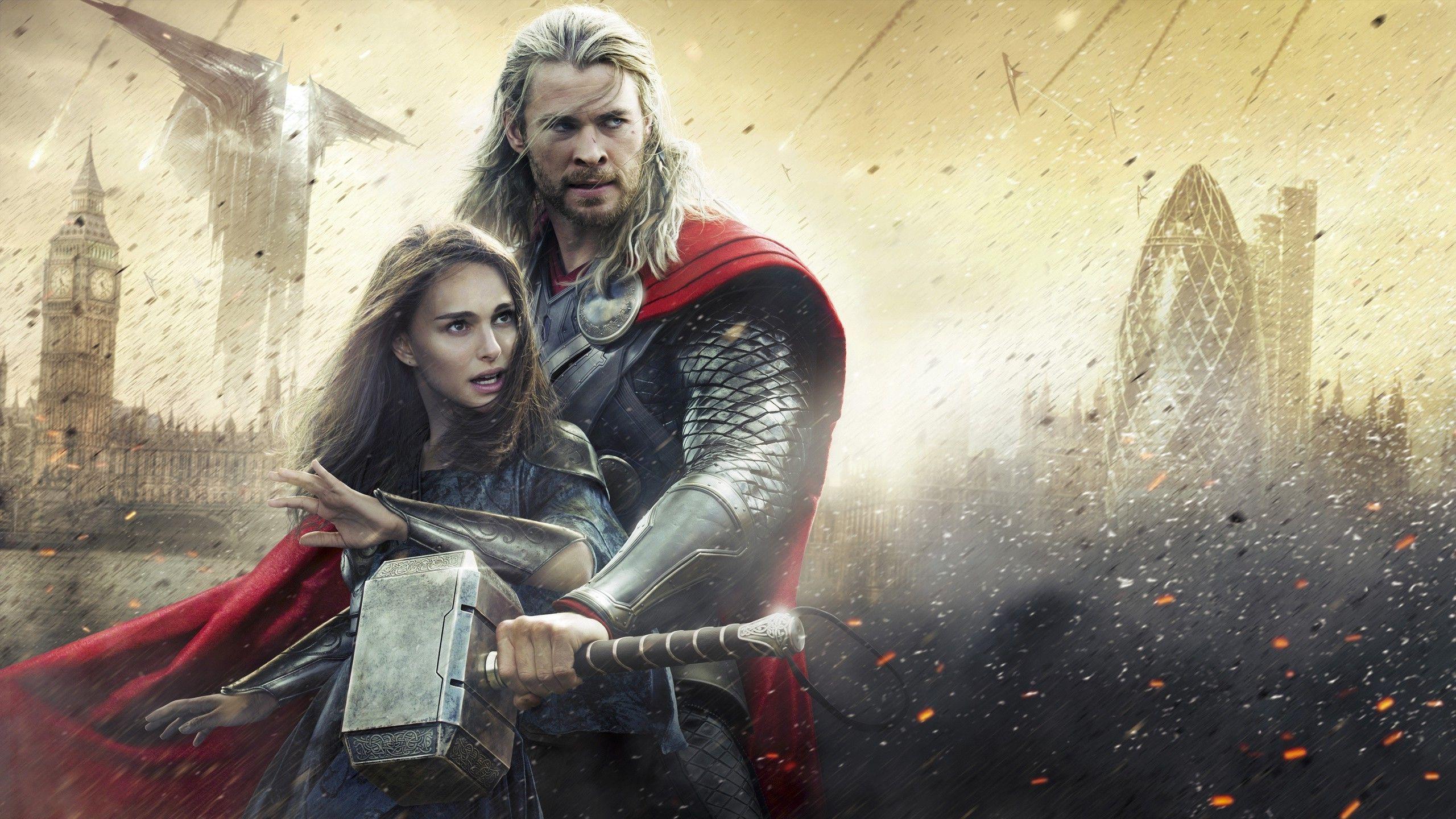 movies, Chris Hemsworth, Natalie Portman, Thor, Thor 2: The Dark
