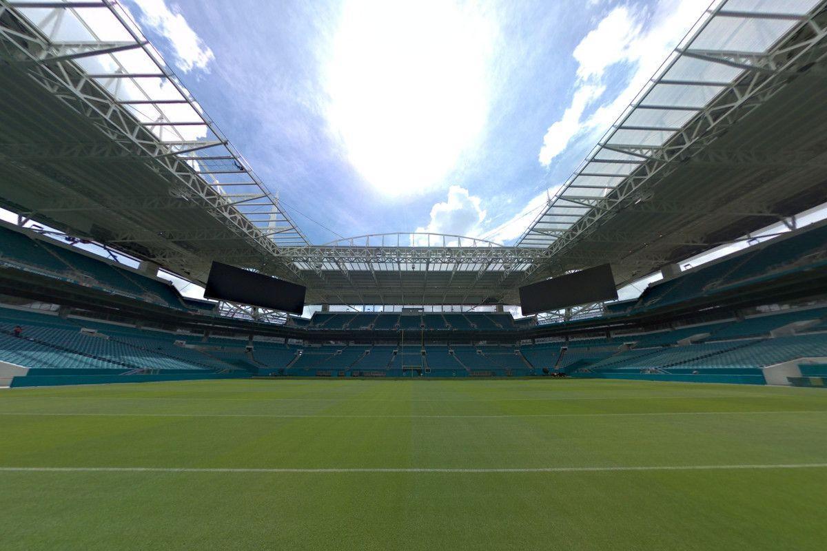 Here's A 360 Degree View From Inside Hard Rock Stadium