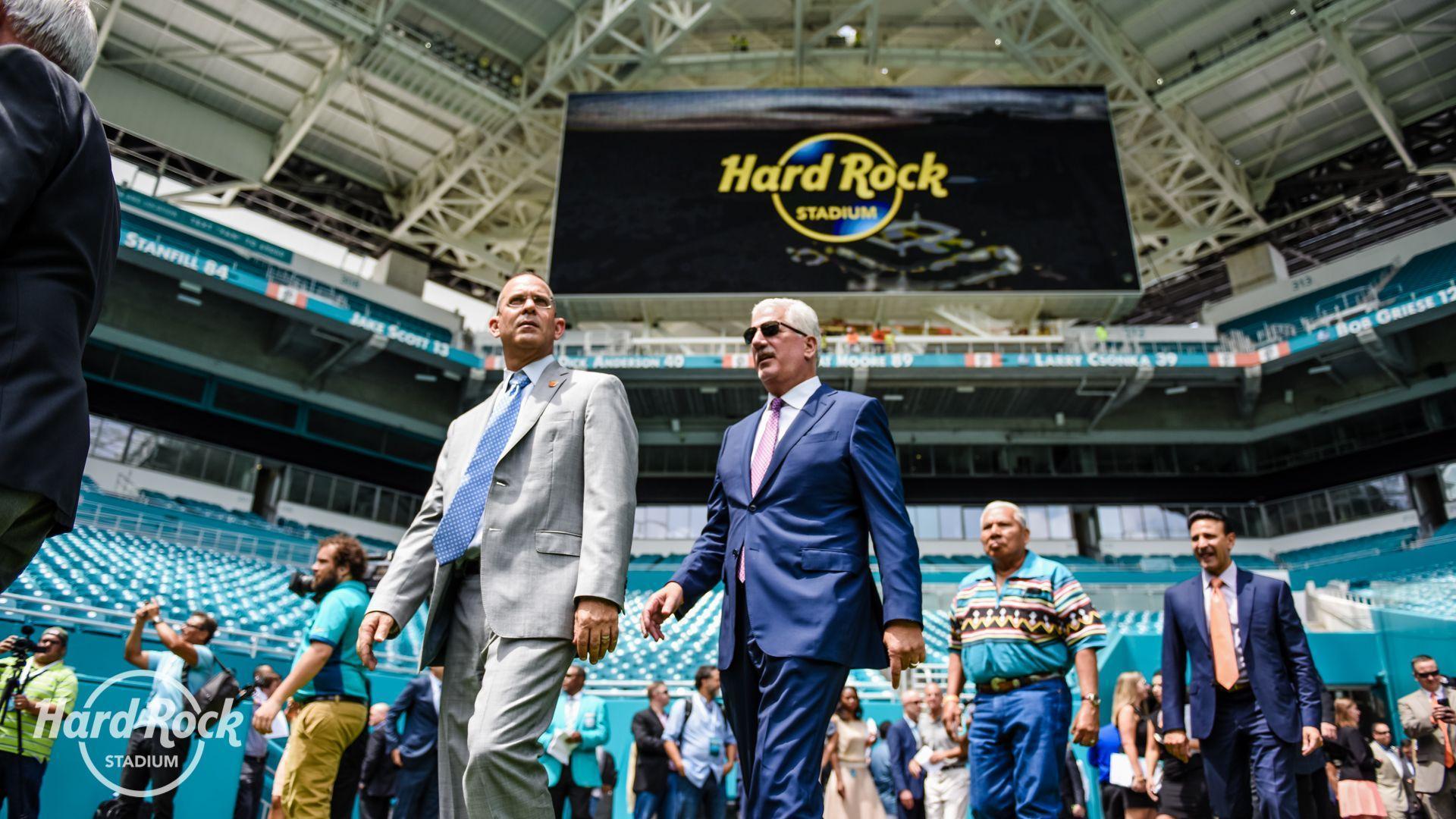 Miami Dolphins Home Renamed Hard Rock Stadium (Video)