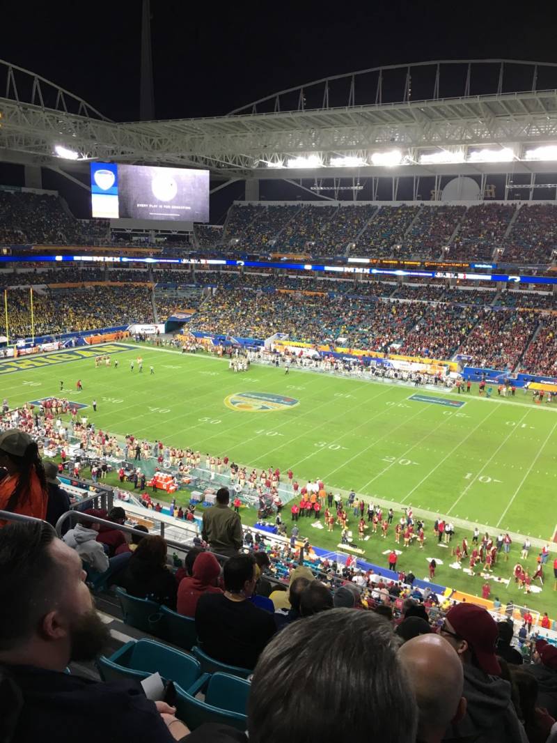 Hard Rock Stadium, section home of Florida Marlins, Miami