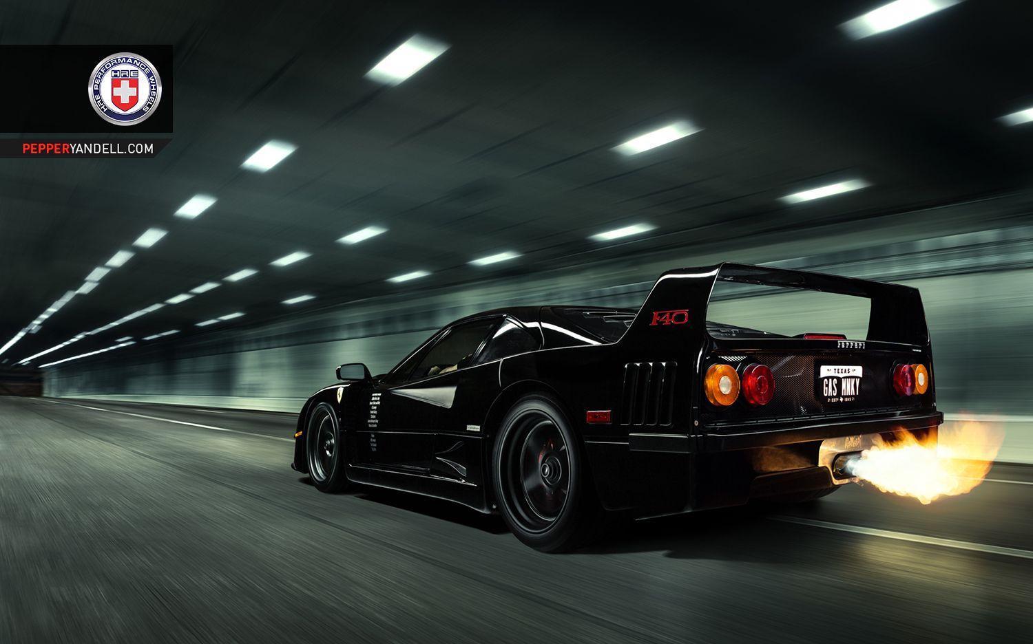 Shooting The Epic Black On Black Ferrari F40 By Gas Monkey Garage
