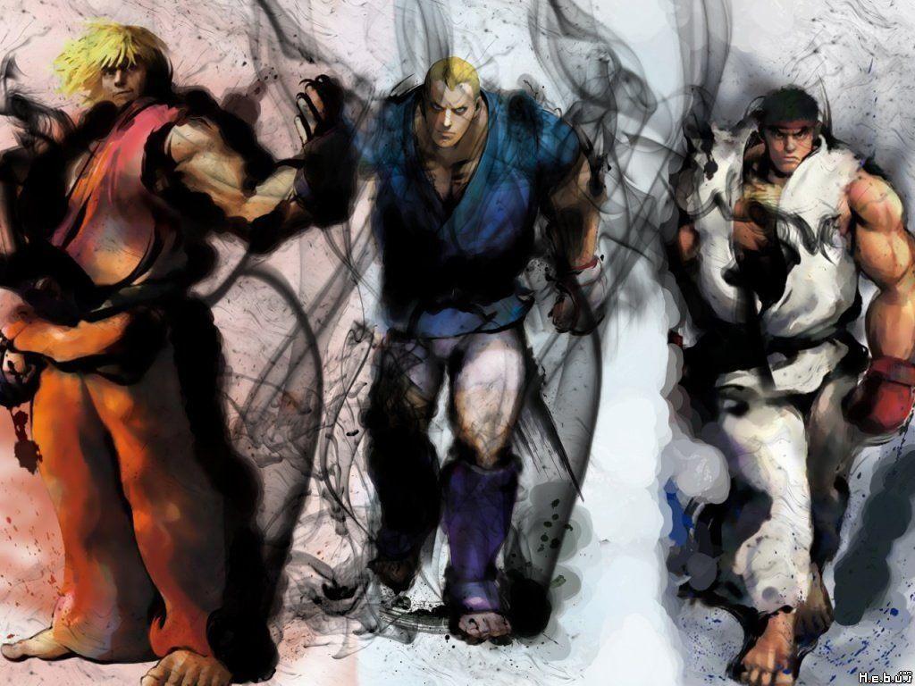 Ryu and Ken Wallpaper