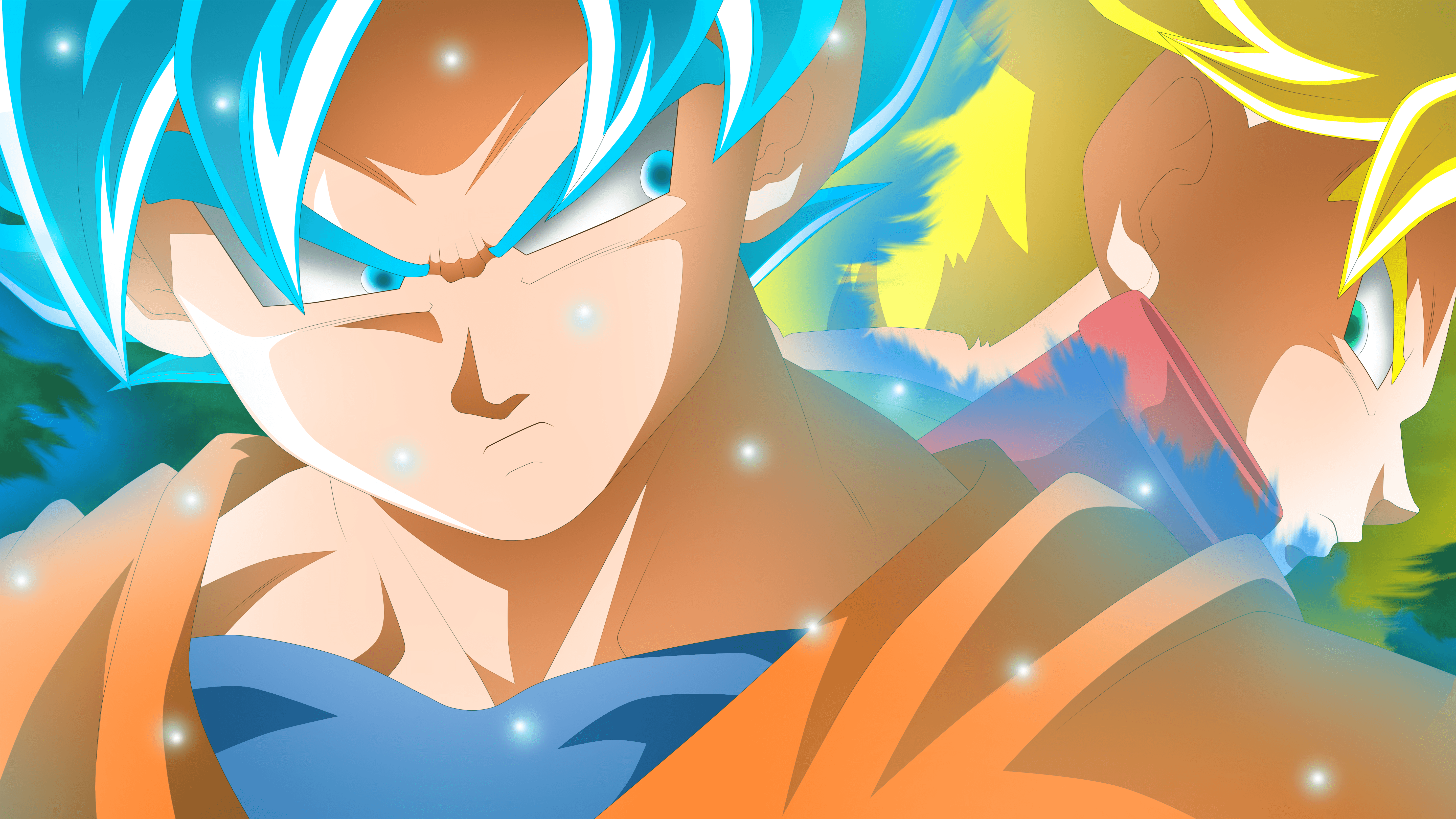 Goku super saiyan Blue kaioken x10 by BardockSonic : r/dbz