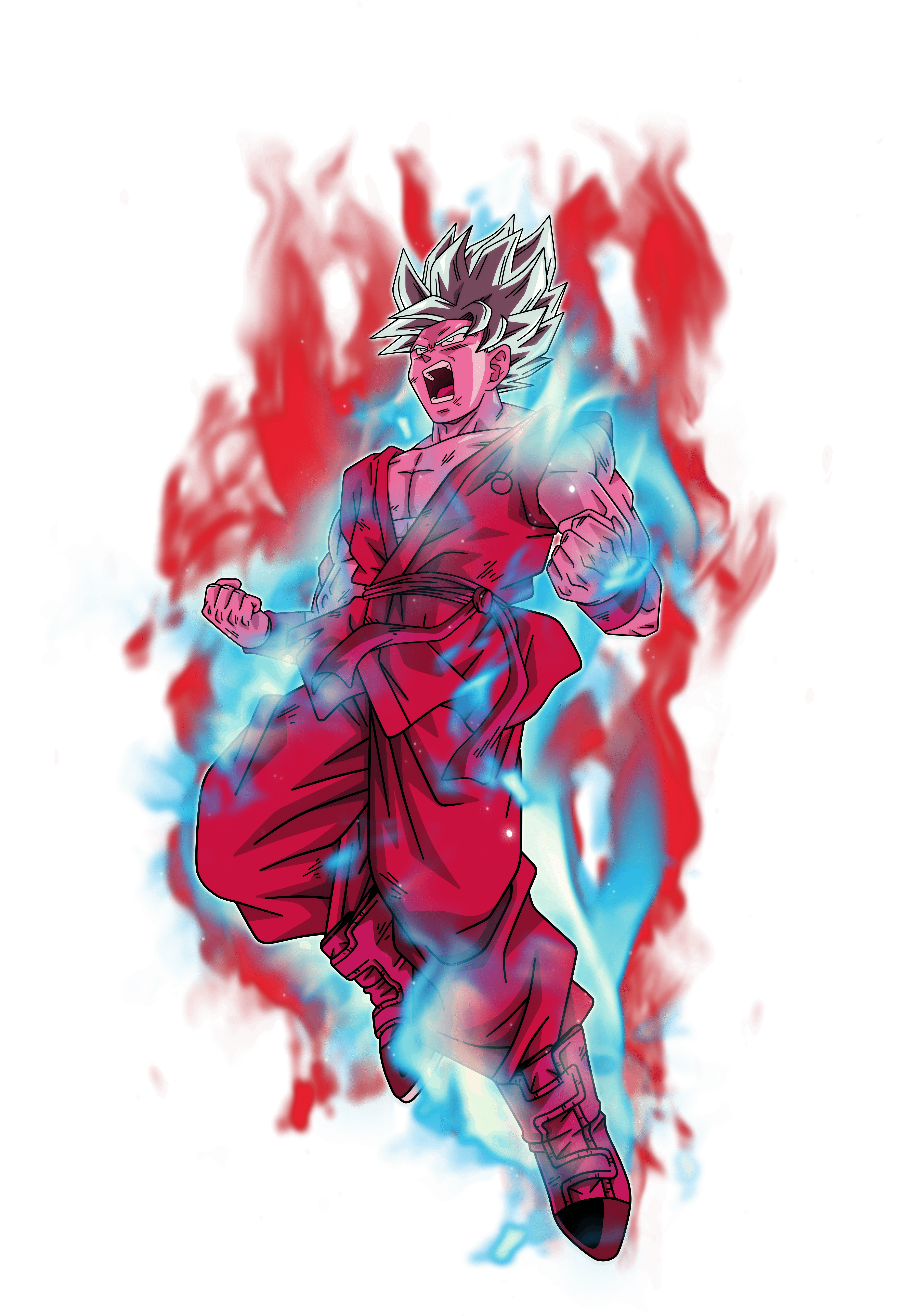 Goku super saiyan Blue kaioken x10