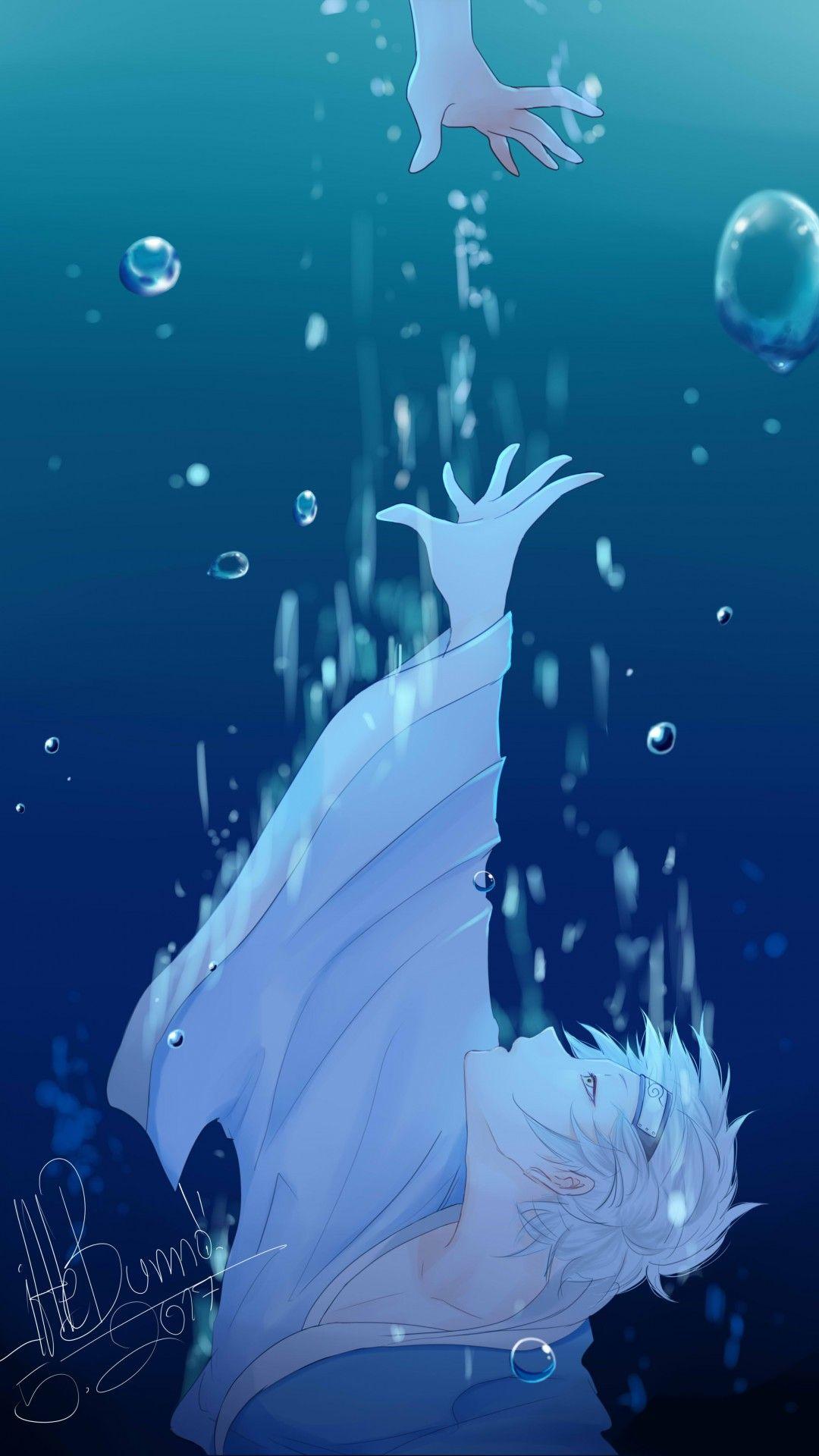 Download 1080x1920 Mitsuki, Drowning, Boruto, Underwater