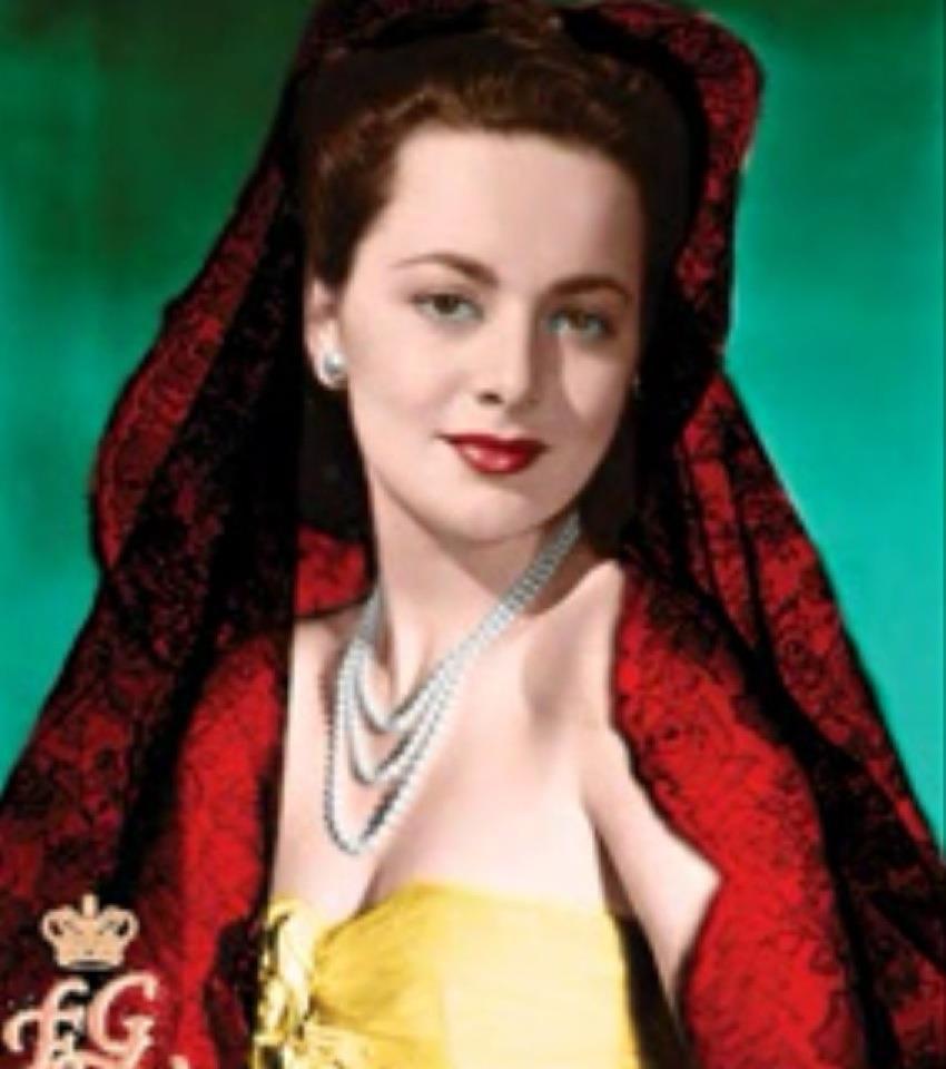 actress, olivia de havilland, makeup, dress, posters