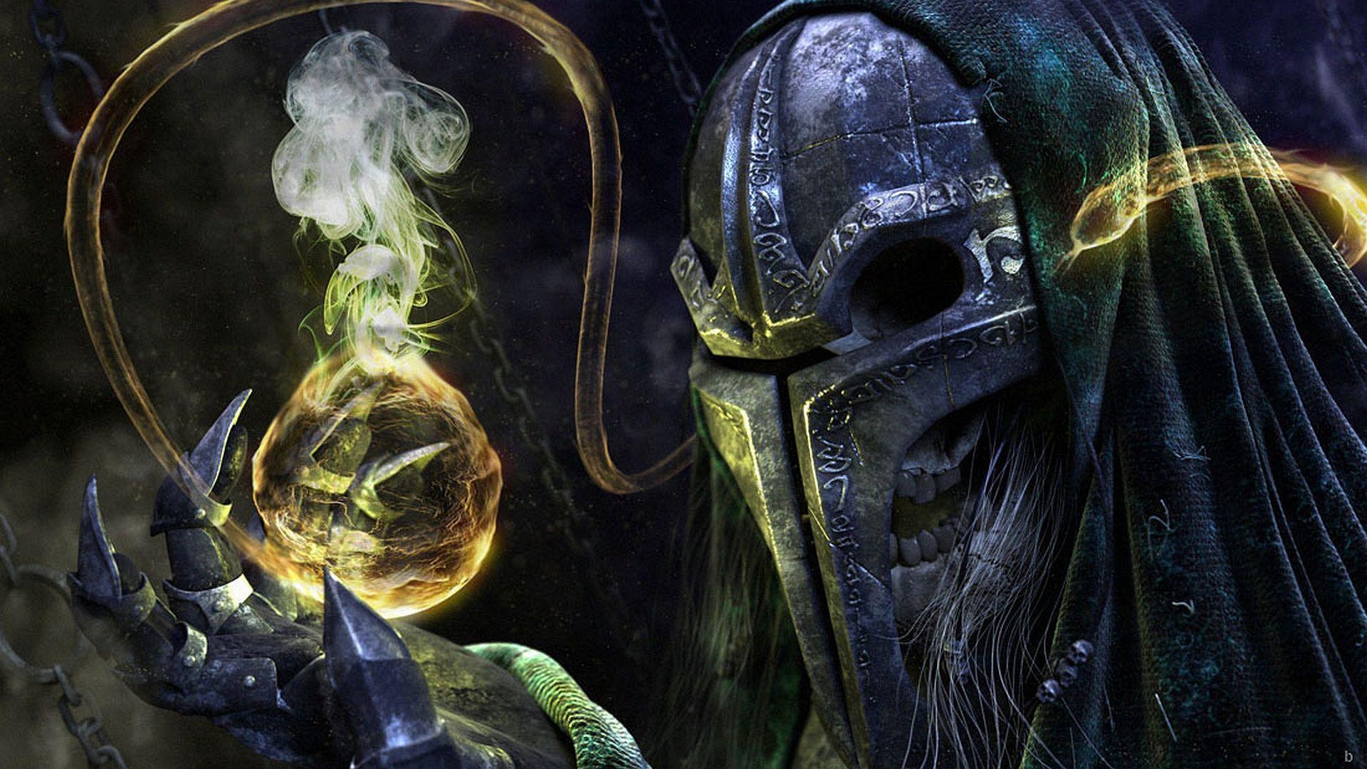 masked sorcerer Wallpaper Background