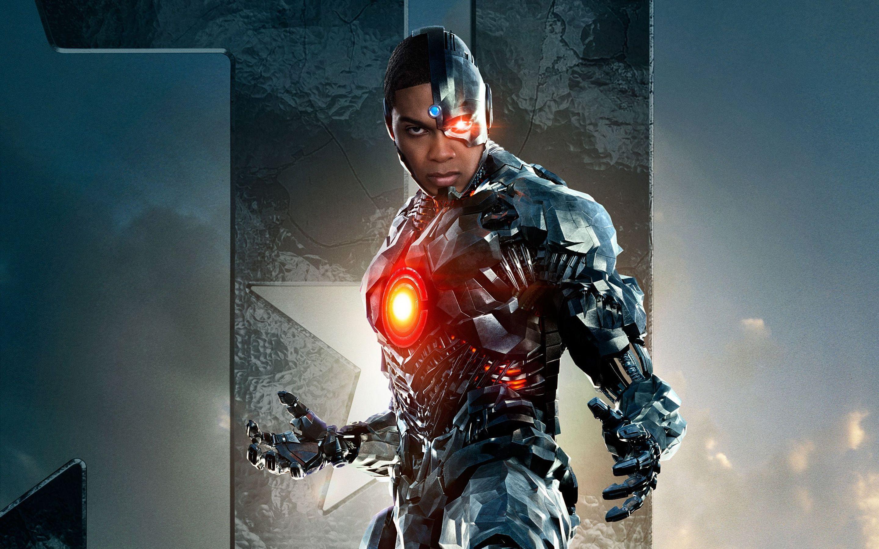 Cyborg in Justice League Wallpaper