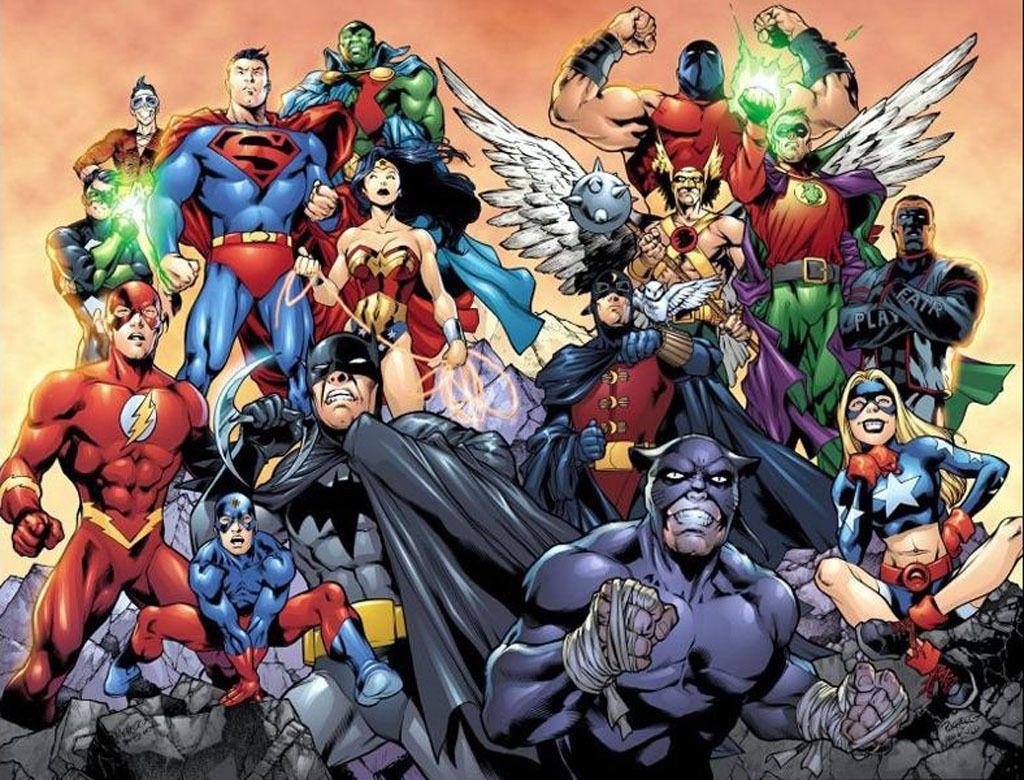 kane blog picz: Justice League Cartoon HD Wallpaper