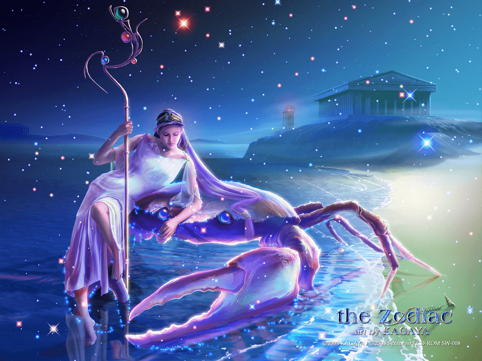 Wallpaper Zodiac art by Kagaya. Most beautiful places in the world