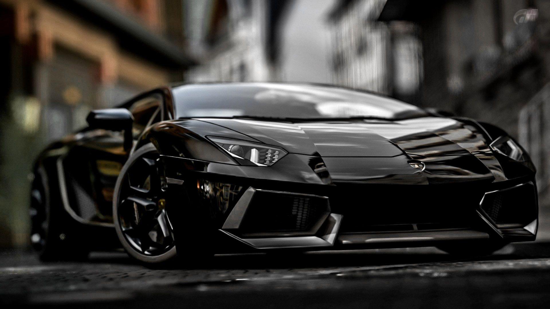 Download Black Lamborghini Aventador iPhone Car Wallpaper  Wallpaperscom