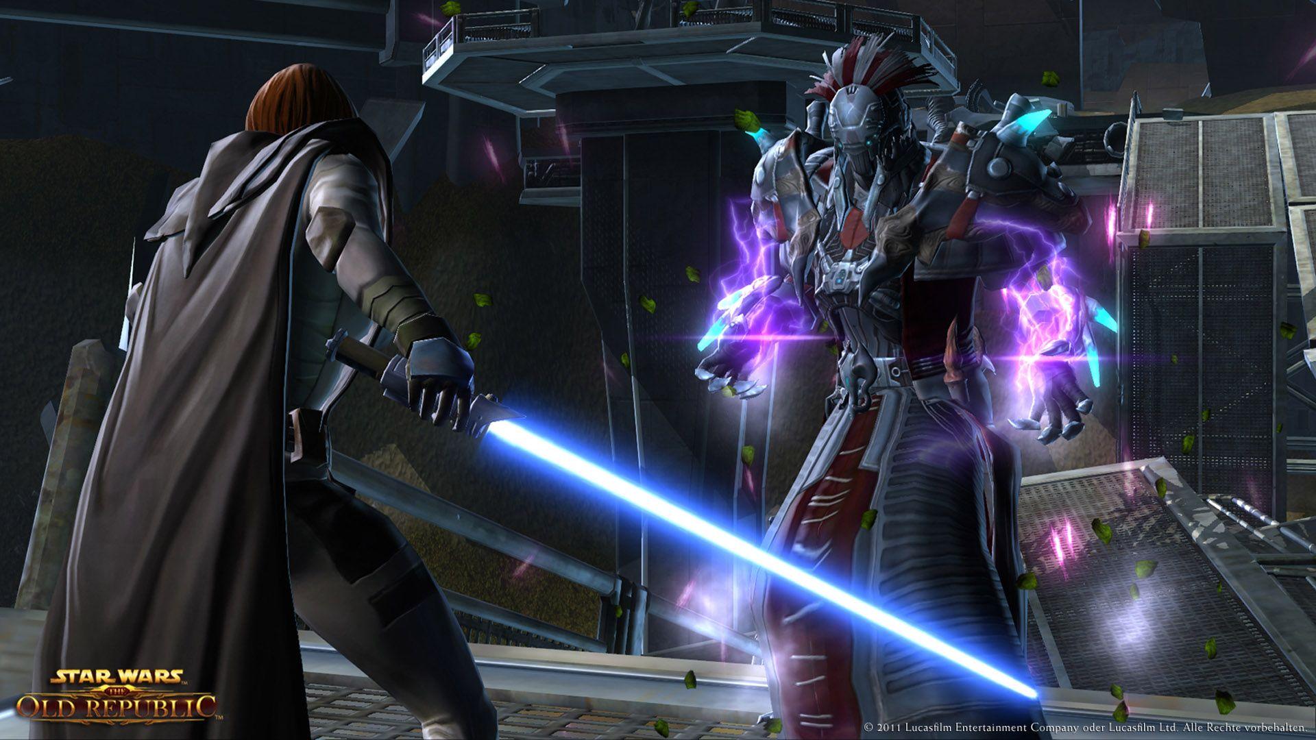 Star Wars The Old Republic Scene From The Video Game HD Wallpaper