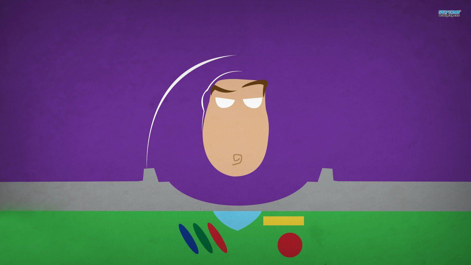 Minimalistic Buzz Lightyear Wallpaper 446481