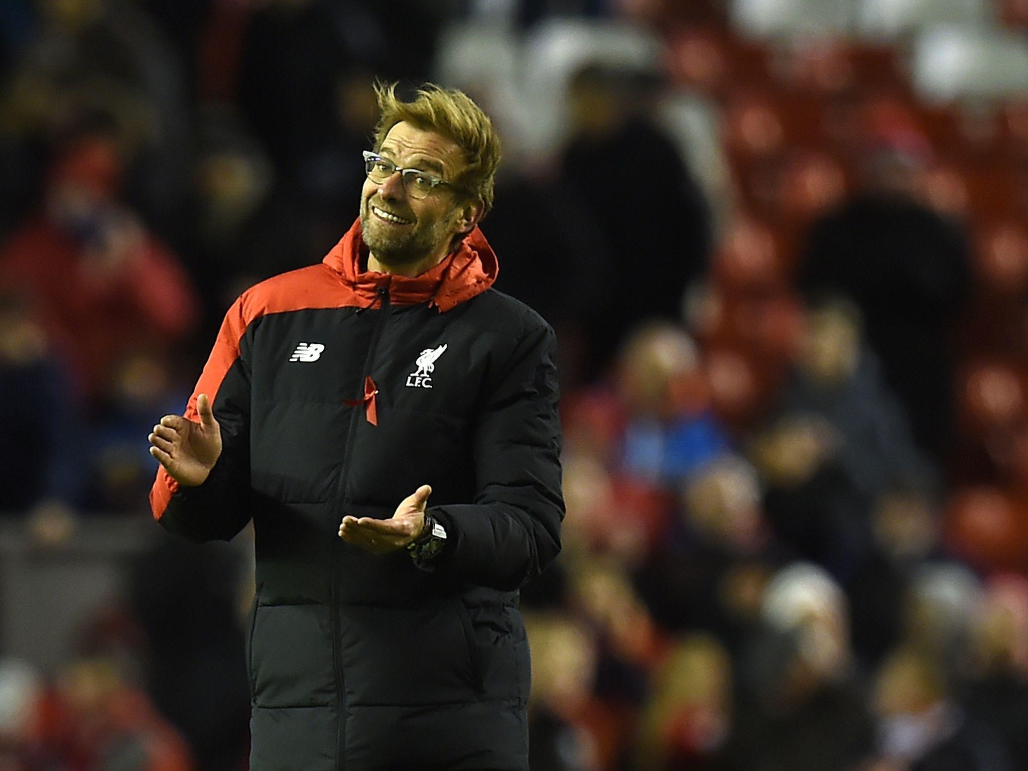 Jurgen Klopp: watch as Liverpool manager looks away as James