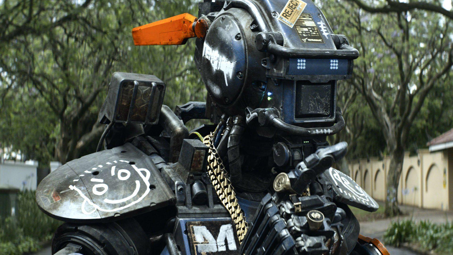 CHAPPIE Sci Fi Futuristic Action Thriller Robot Cyborg Action