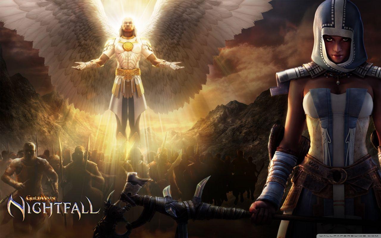 Guild Wars Nightfall And Paragon HD desktop wallpaper