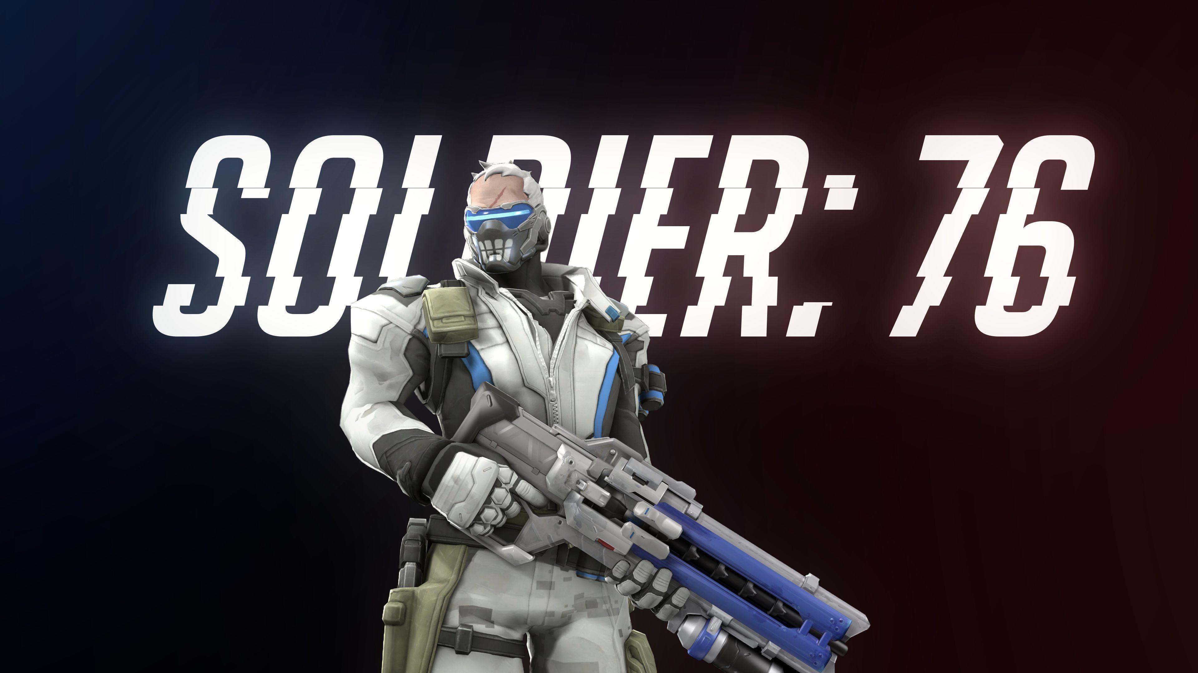 Wallpaper Soldier Overwatch, 4K, Games