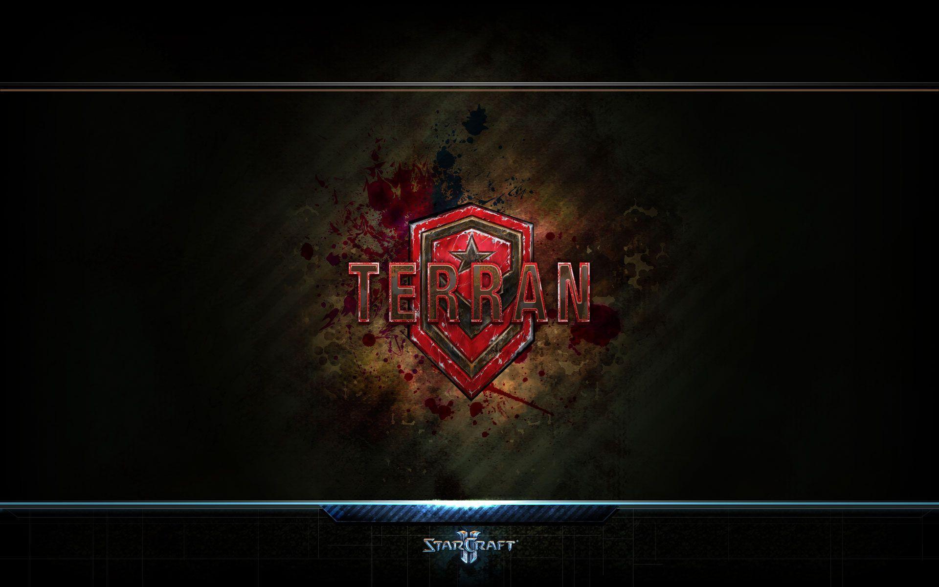 Starcraft 2 Terran Logo Wallpaper