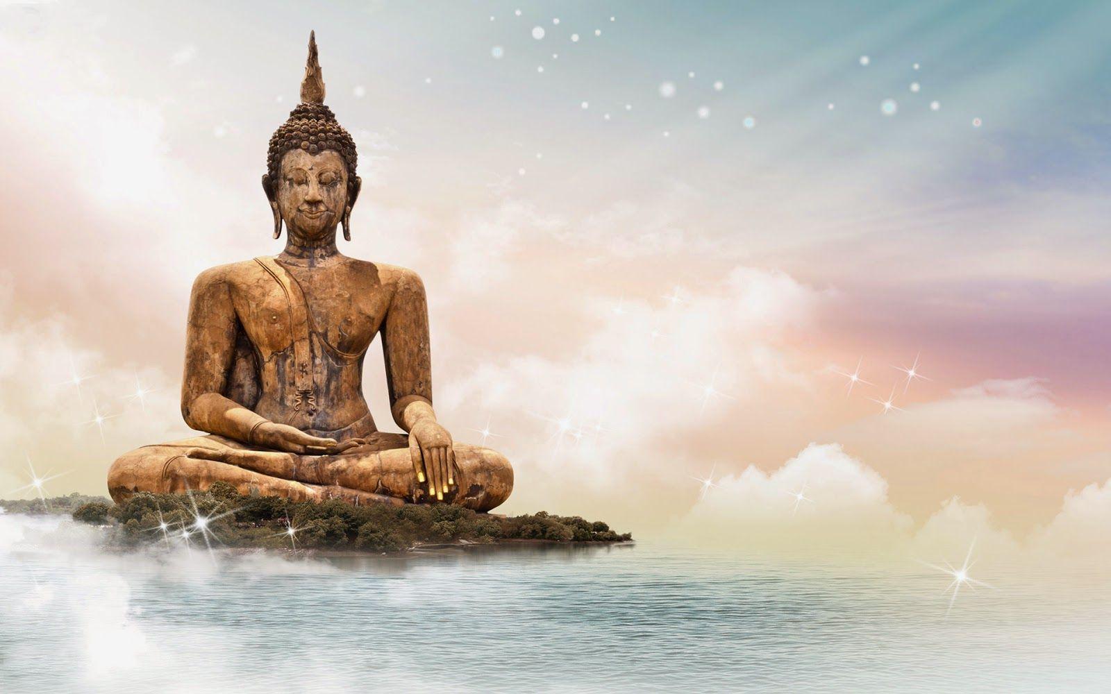 Lord Buddha face Art HD image and statue wallpaper