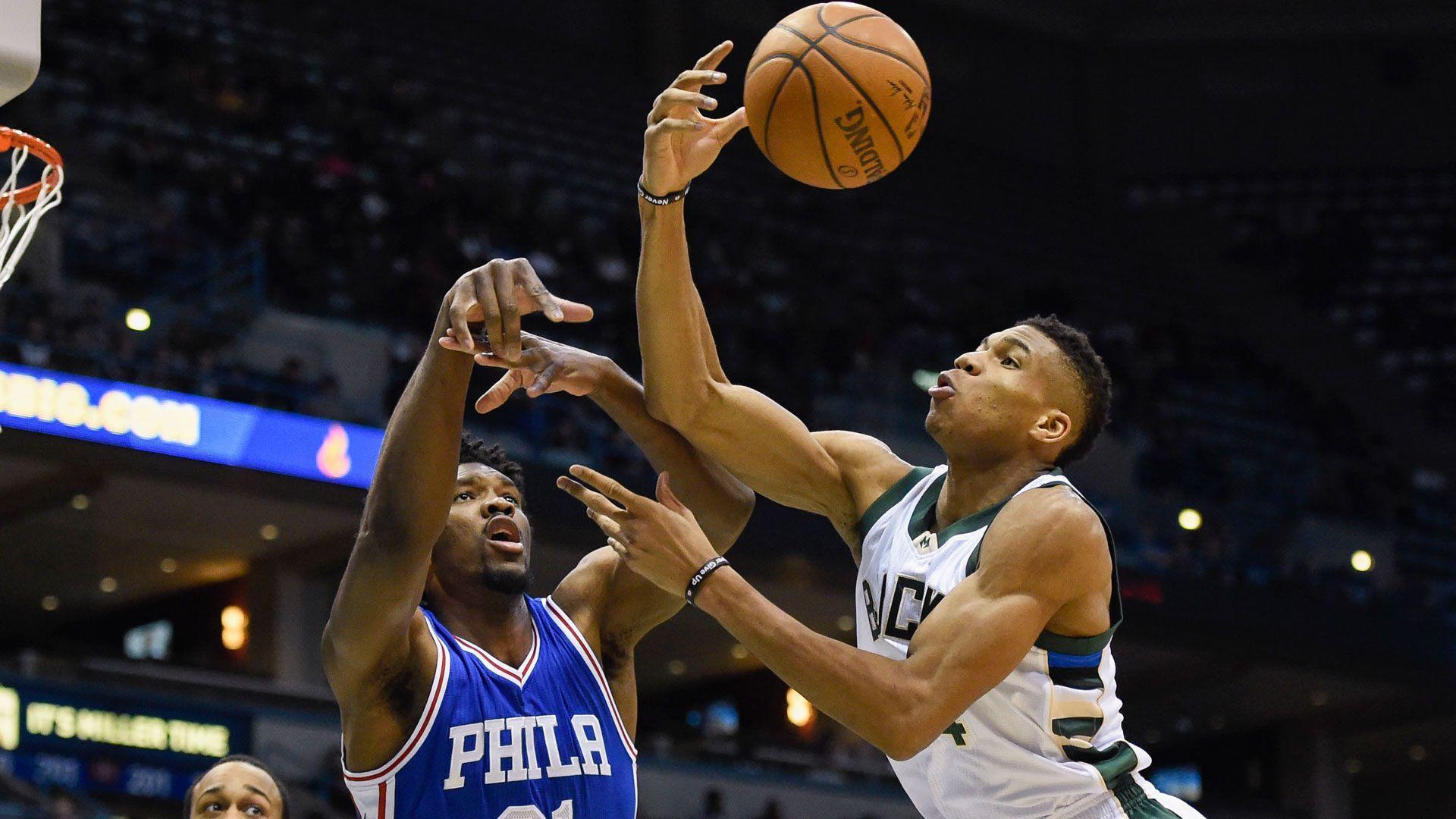 Joel Embiid tops Giannis Antetokounmpo in first meeting