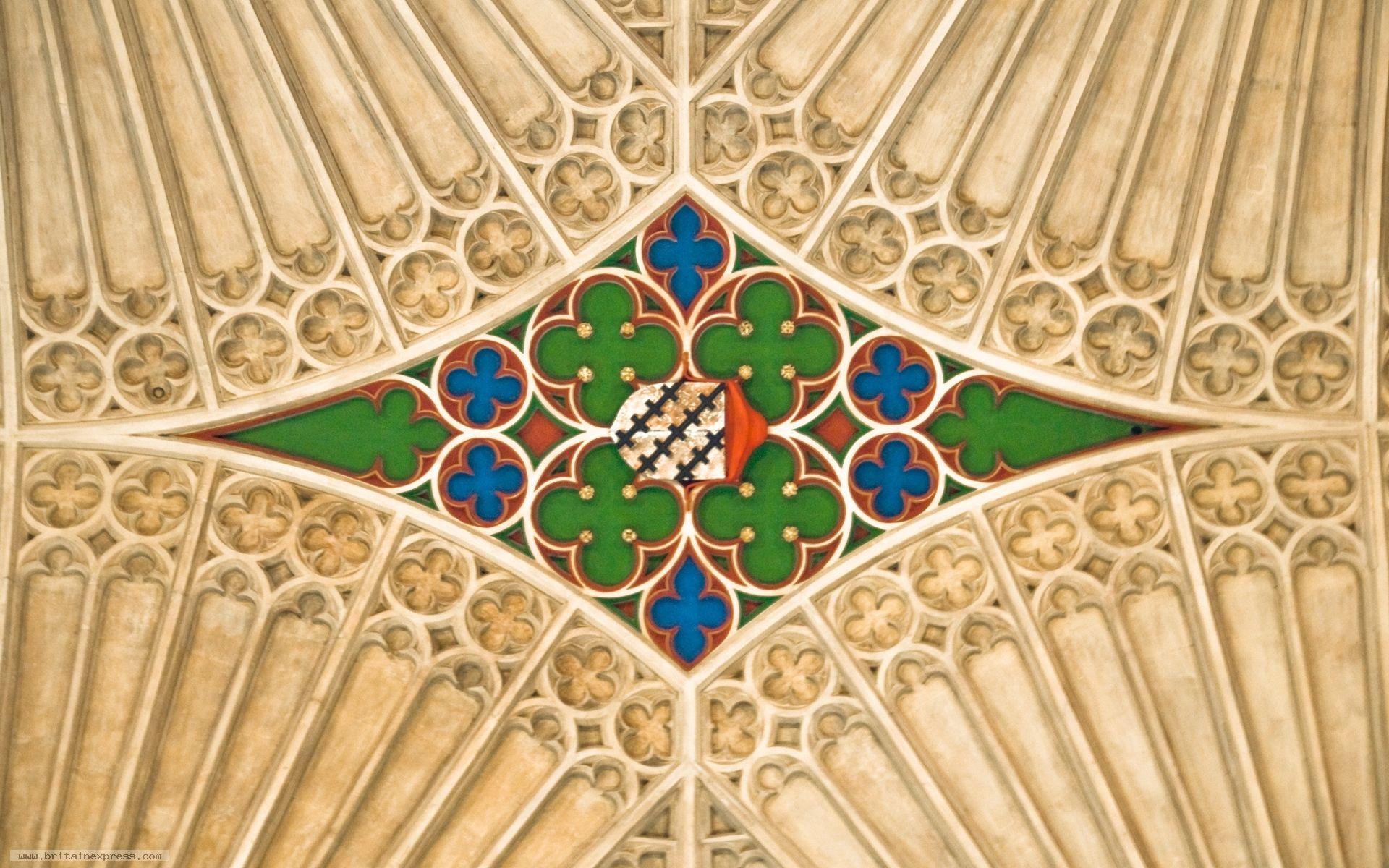 Bath Abbey Gothic Architecture Wallpaper