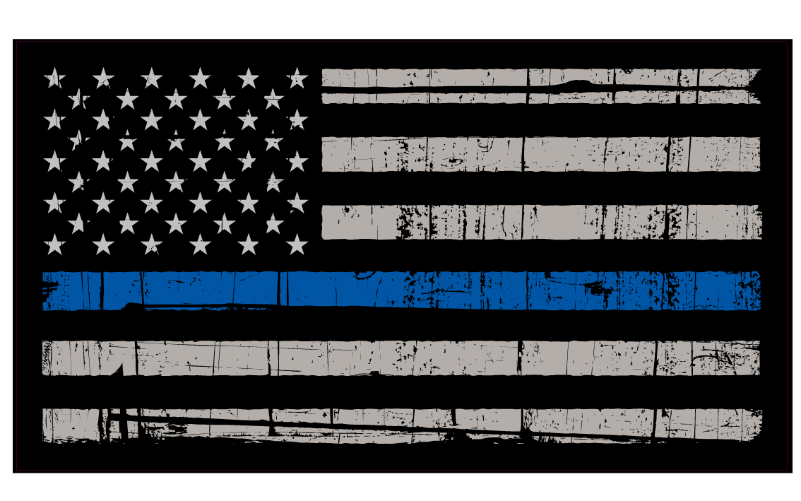 Thin Blue Line Wallpaper