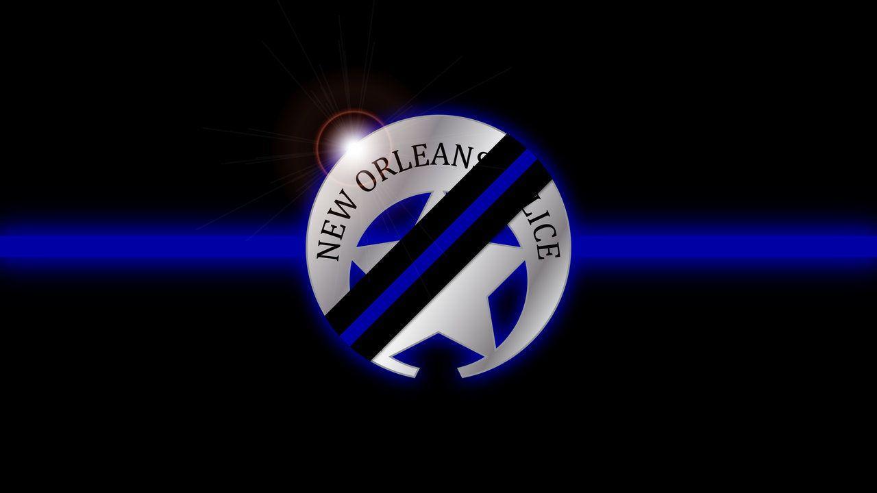 NOPD Thin Blue Line Wallpaper