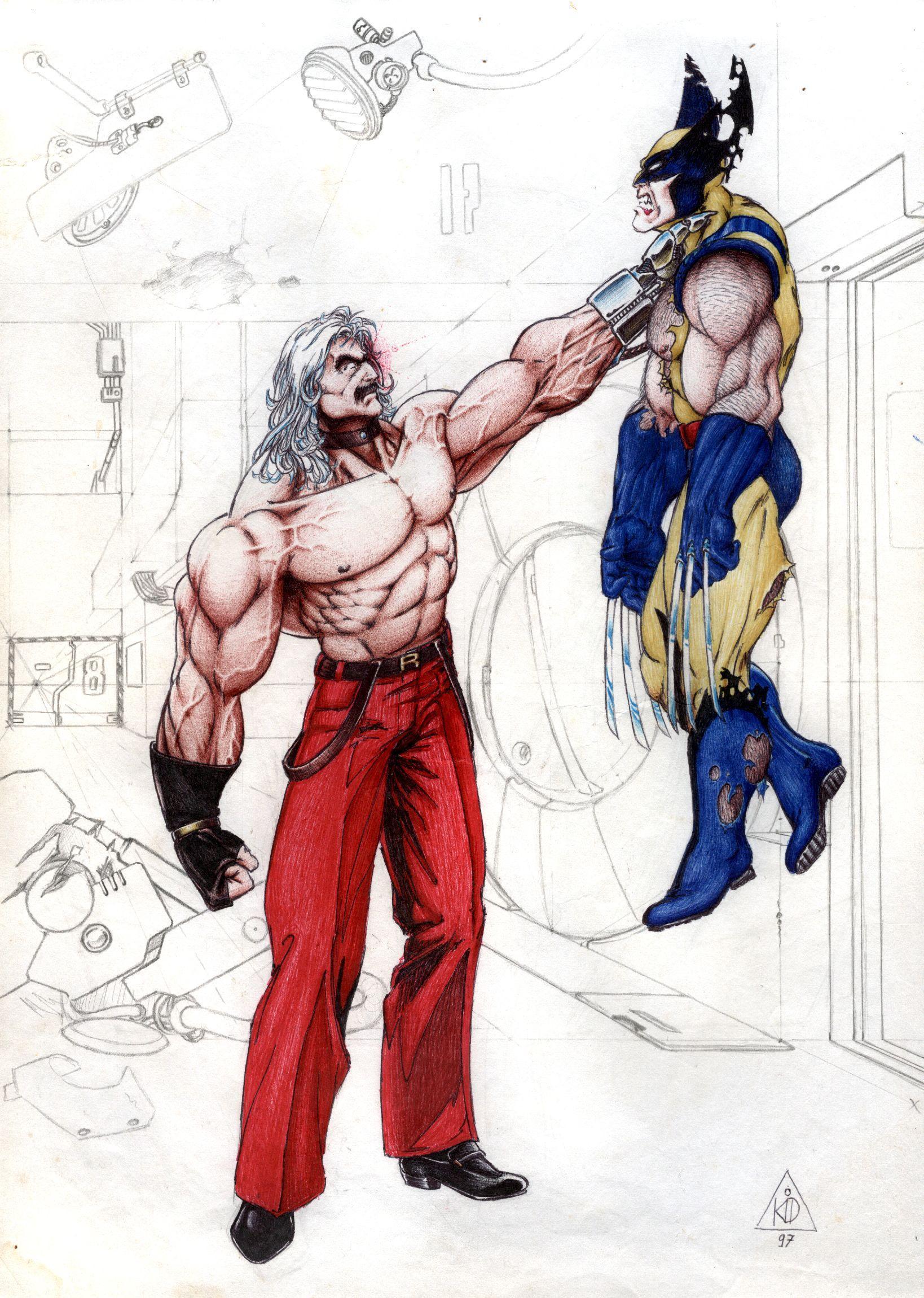 Omega Rugal x Wolverine