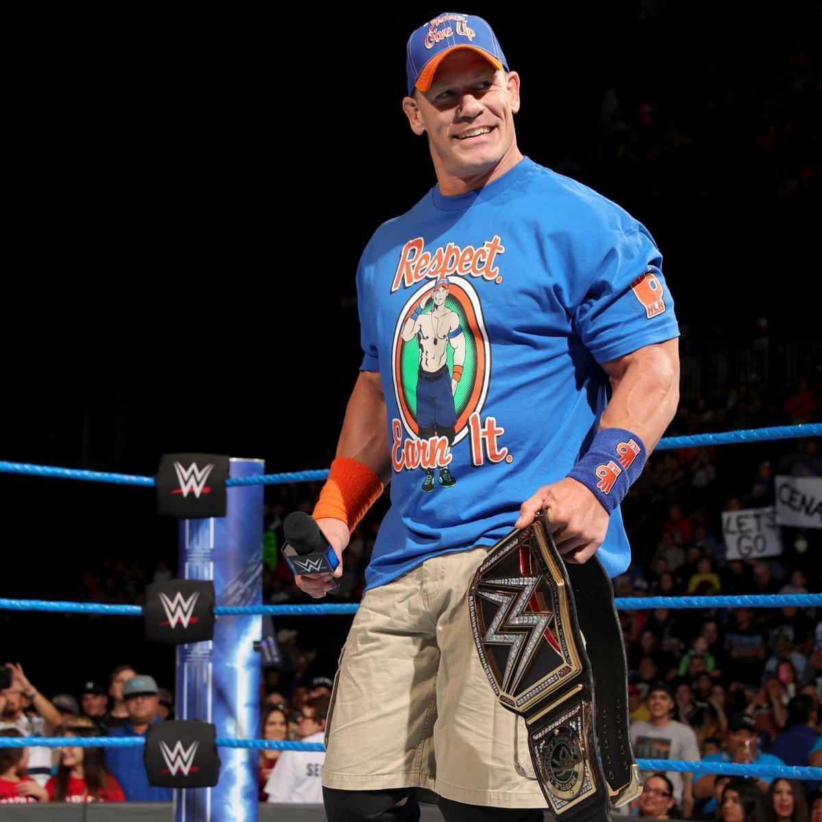 John Cena Returns To SmackDown LIVE As A 16 Time World Champion
