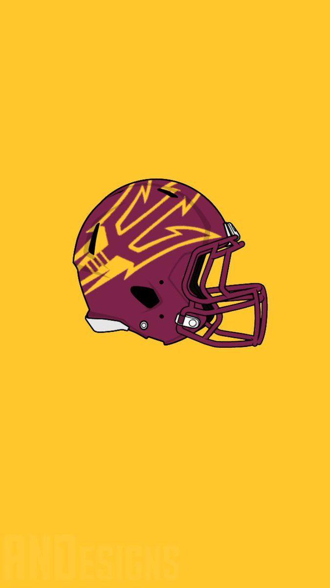 And1 Designs State Sun Devils iPhone 6 Helmet Wallpaper #ASU #ArizonaState #SunDevils #FearTheFork #ForksUp