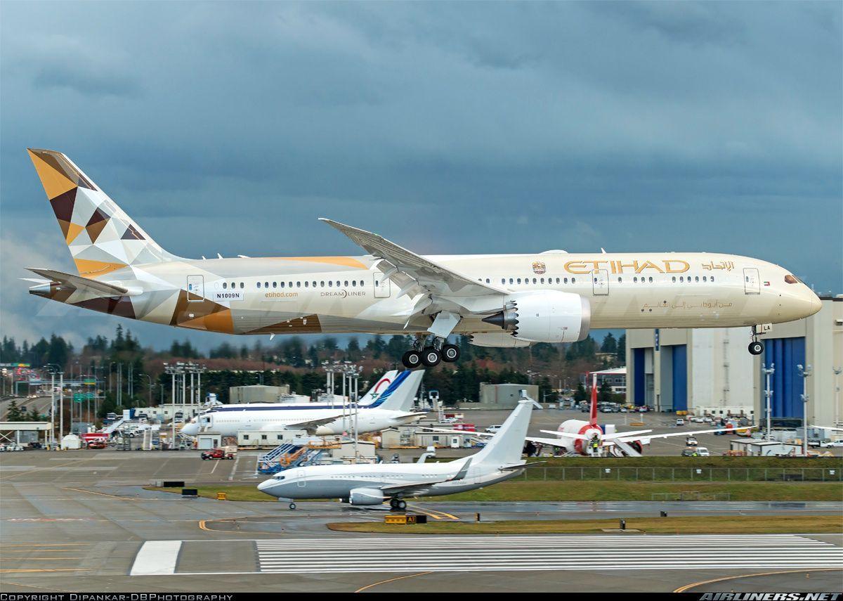 First Boeing 787 9 Dreamliner For Etihad, In New Livery. Aero