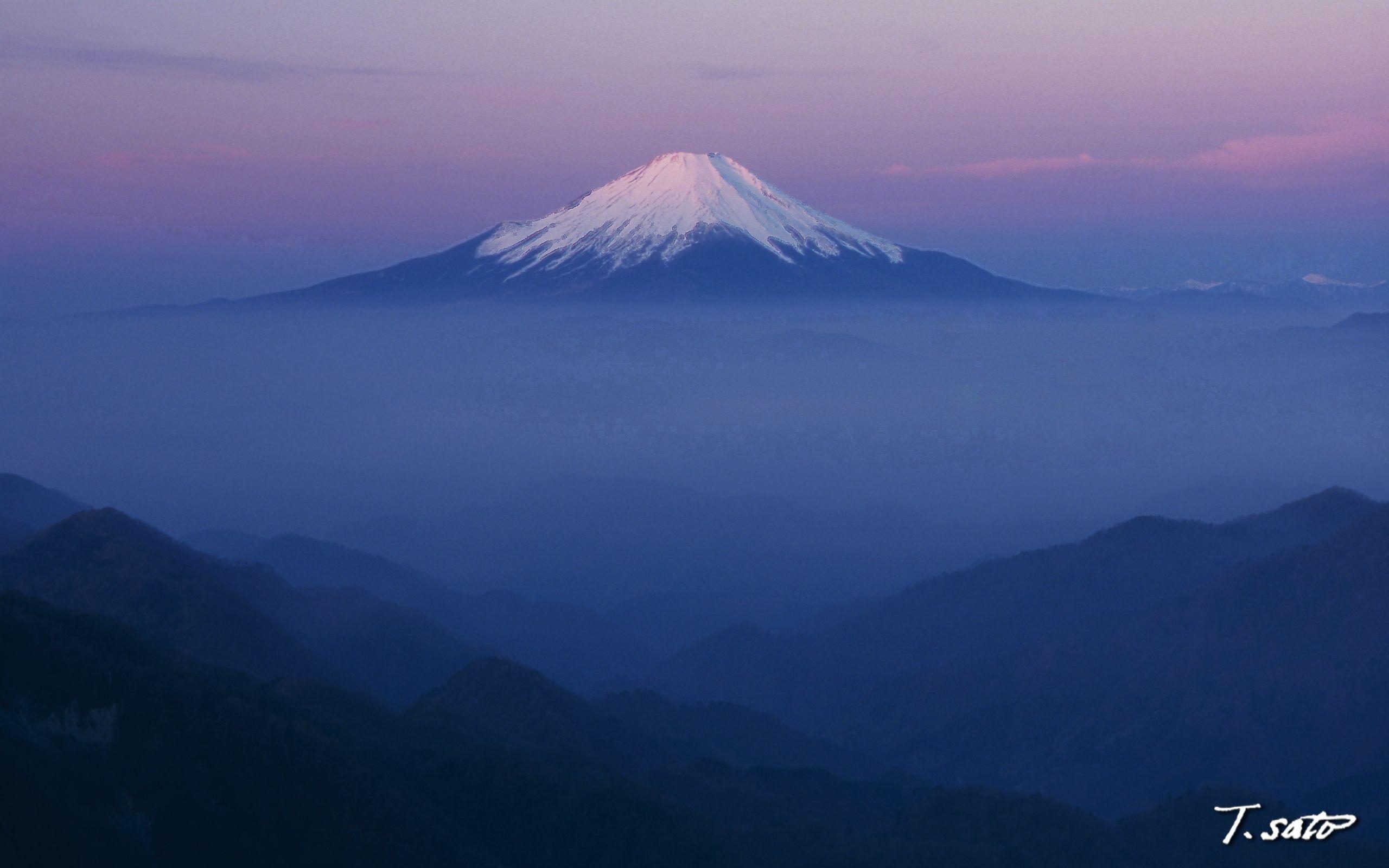 Pink Mt. Fuji wallpaper. Pink Mt. Fuji