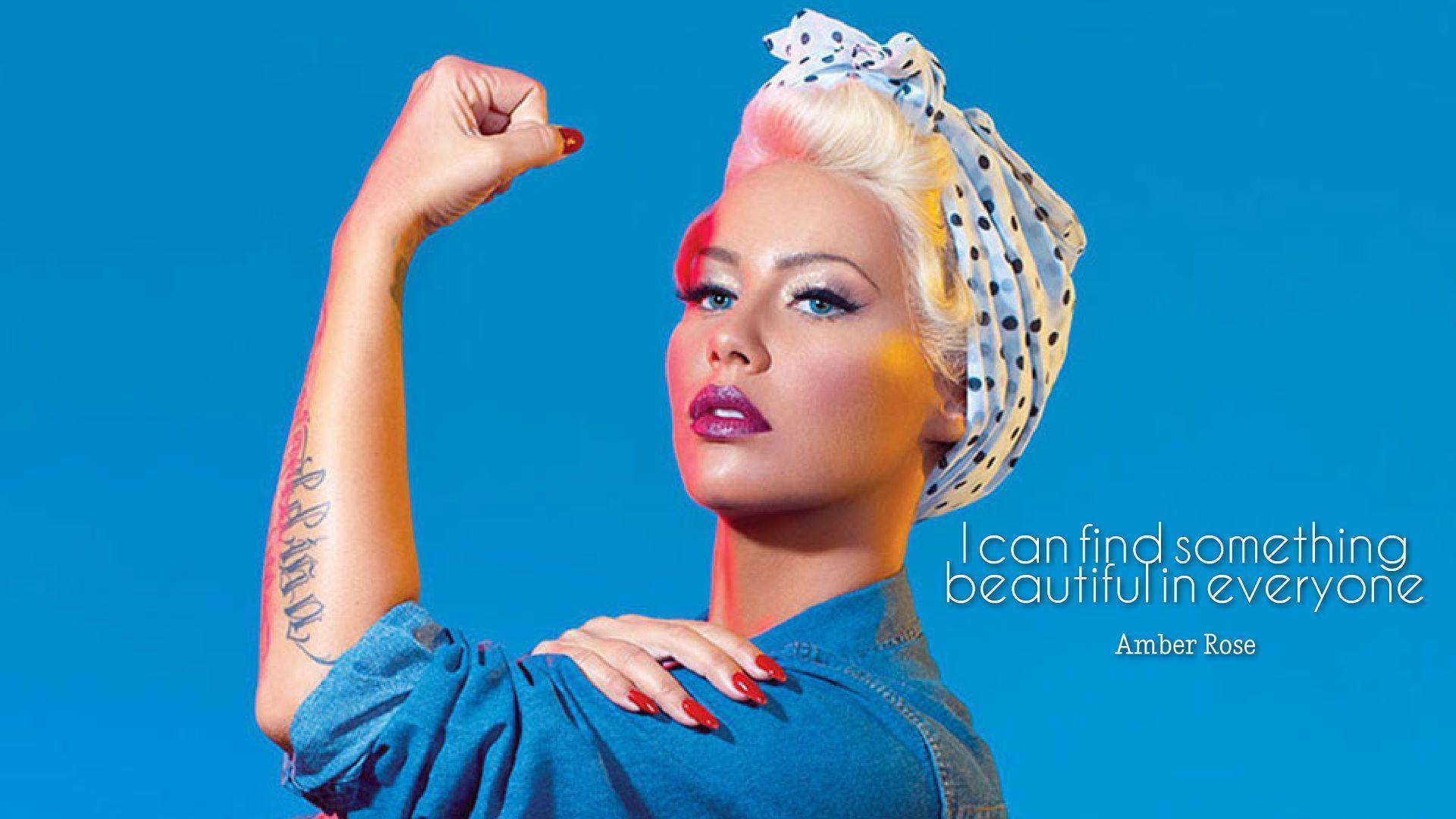 Amber Rose Quotes Wallpaper HD 13434