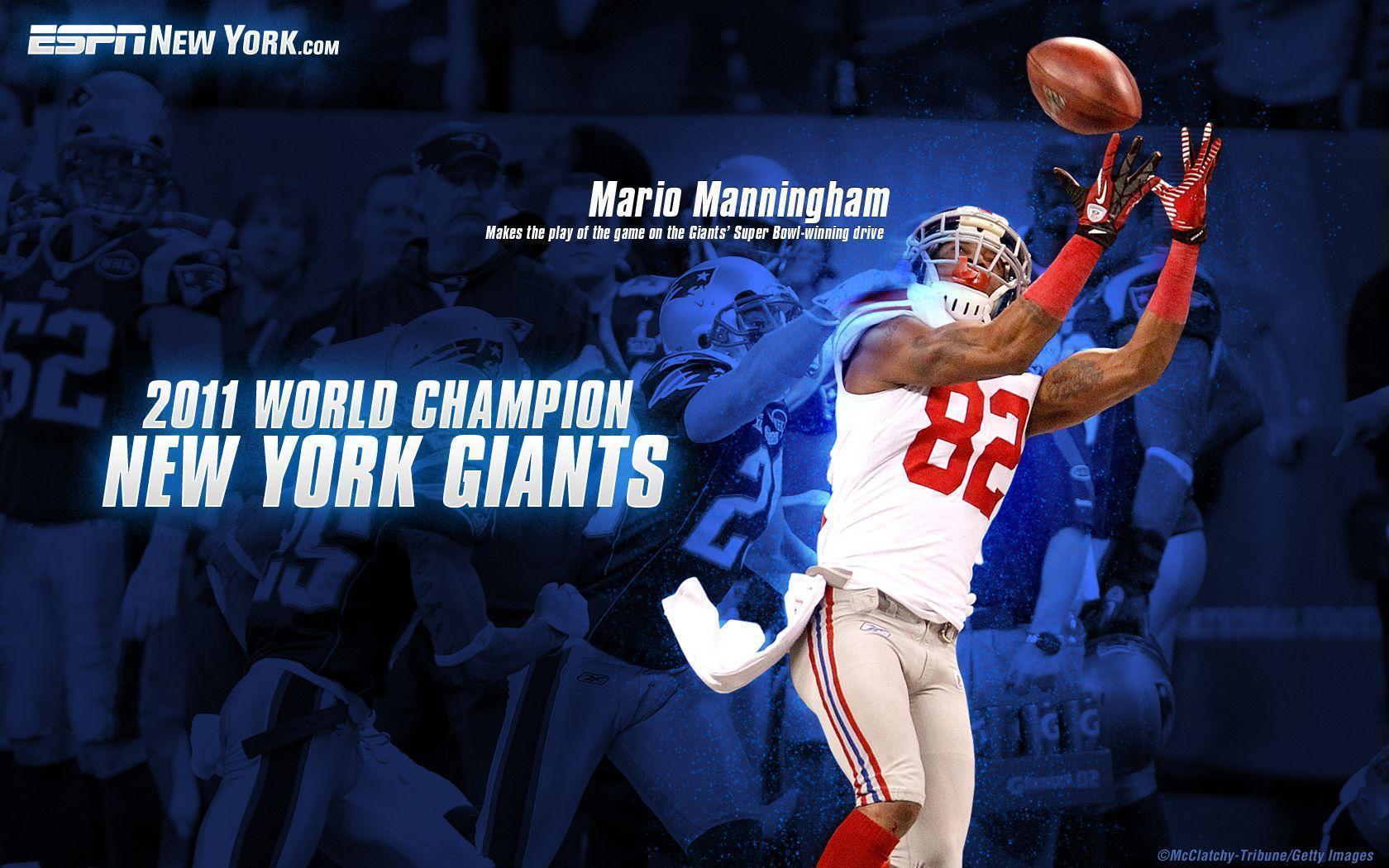 Giants Super Bowl Wallpaper: Super Mario York Giants Blog- ESPN