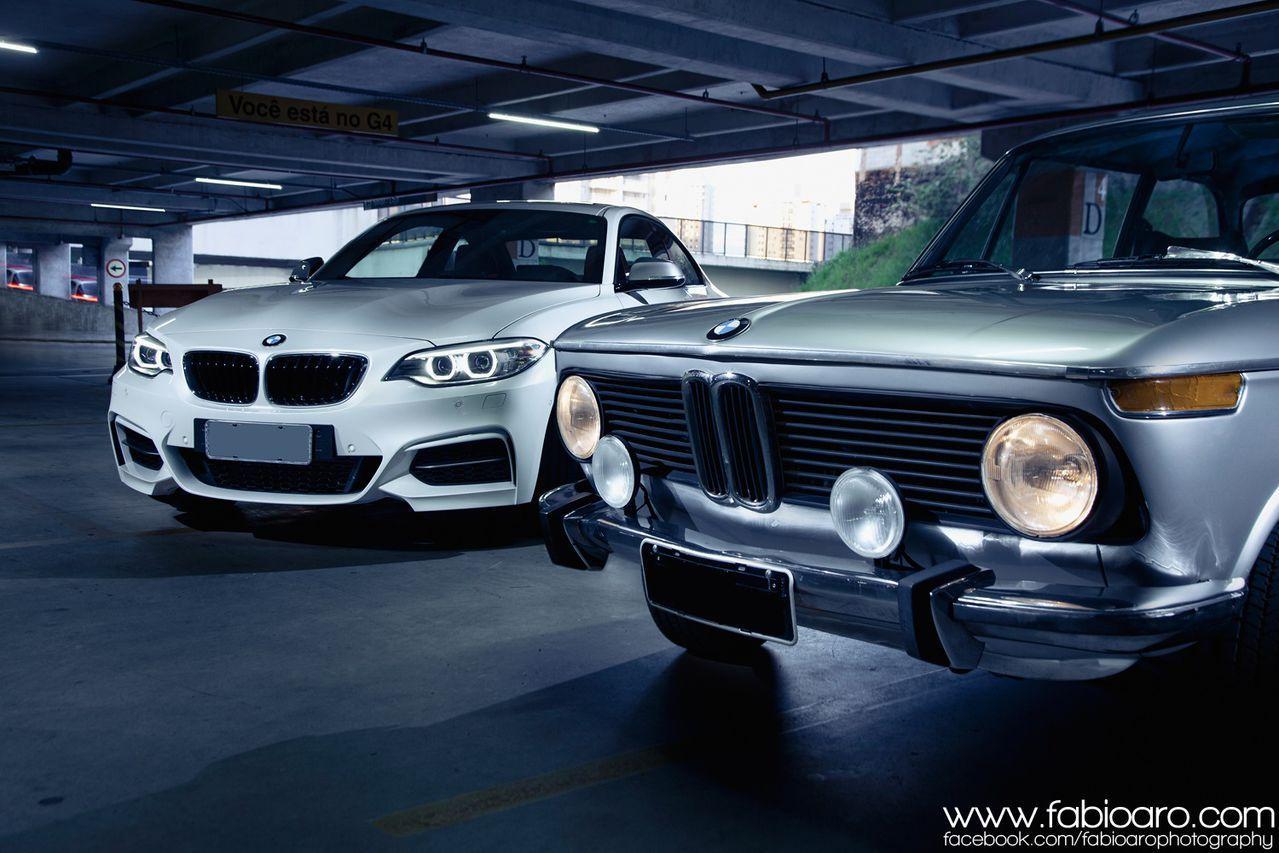 BMW M235i and 2002 Pose for Breathtaking Wallpaper