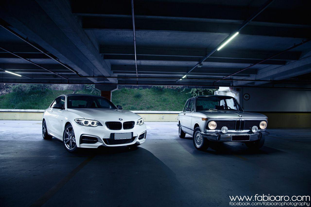 BMW M235i and 2002 Pose for Breathtaking Wallpaper