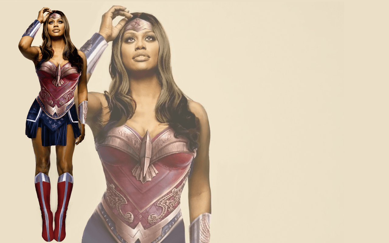 My art dc wonder woman laverne cox i got this ask last night but