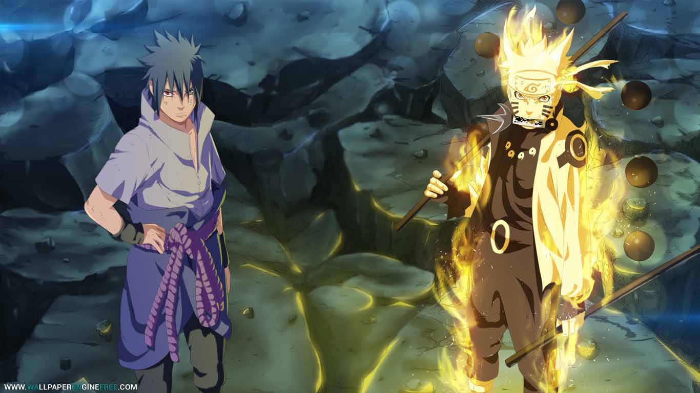 sasuke y naruto wallpaper