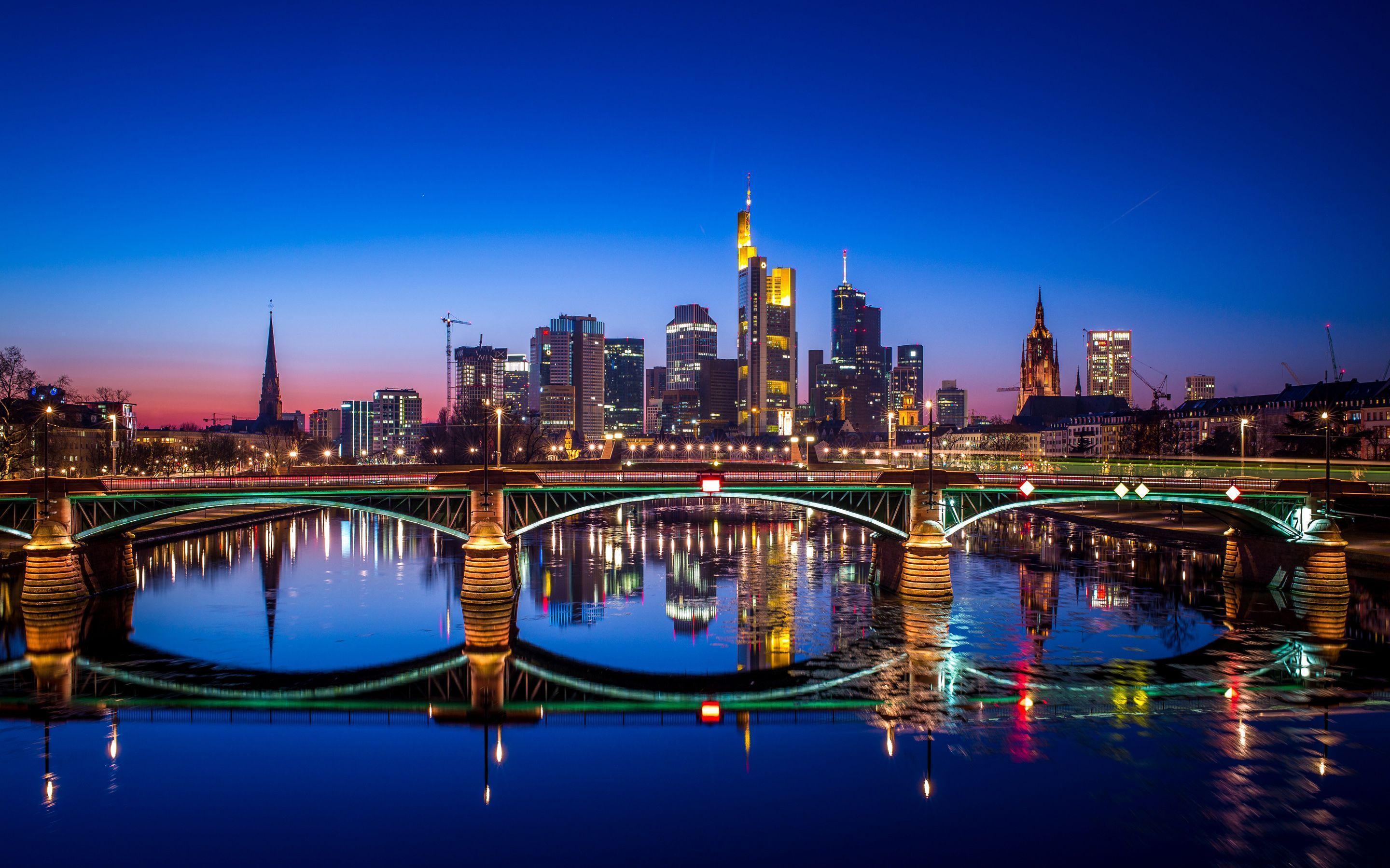 Frankfurt Germany 5K Wallpaper
