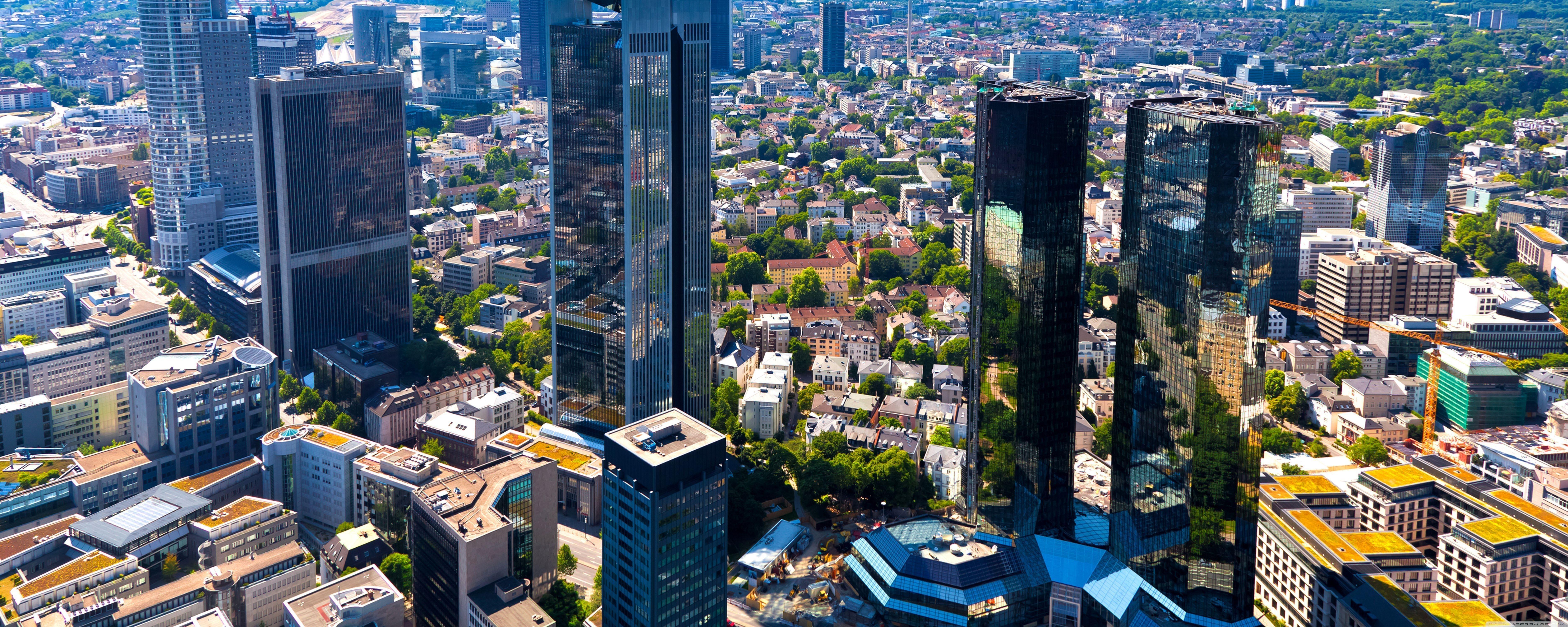 Frankfurt Panorama HD desktop wallpaper, High Definition